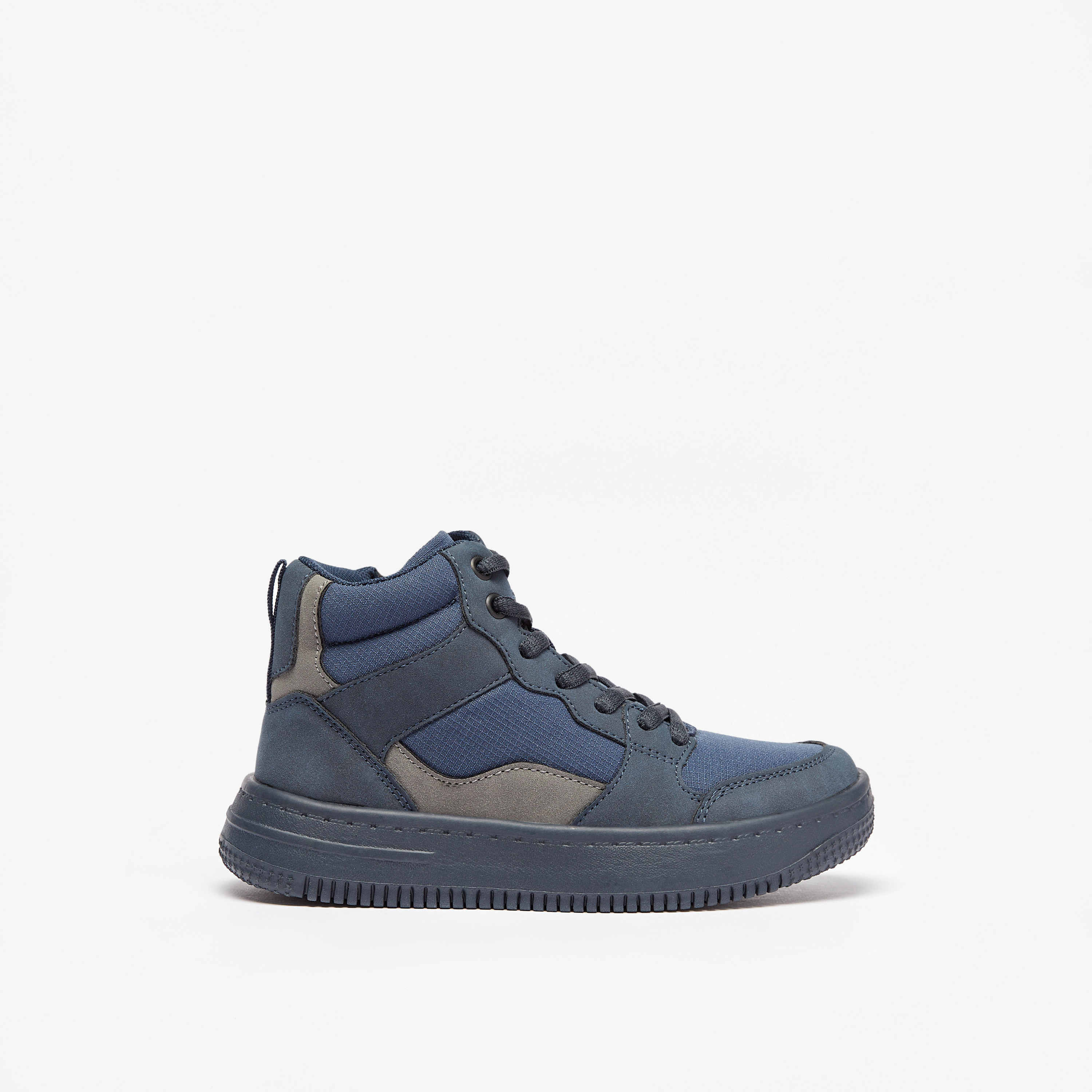 حذاء سنيكرز بكاحل مرتفع وسحاب إغلاق من مستر دوتشيني-boys-shoes-sneakers-image-13