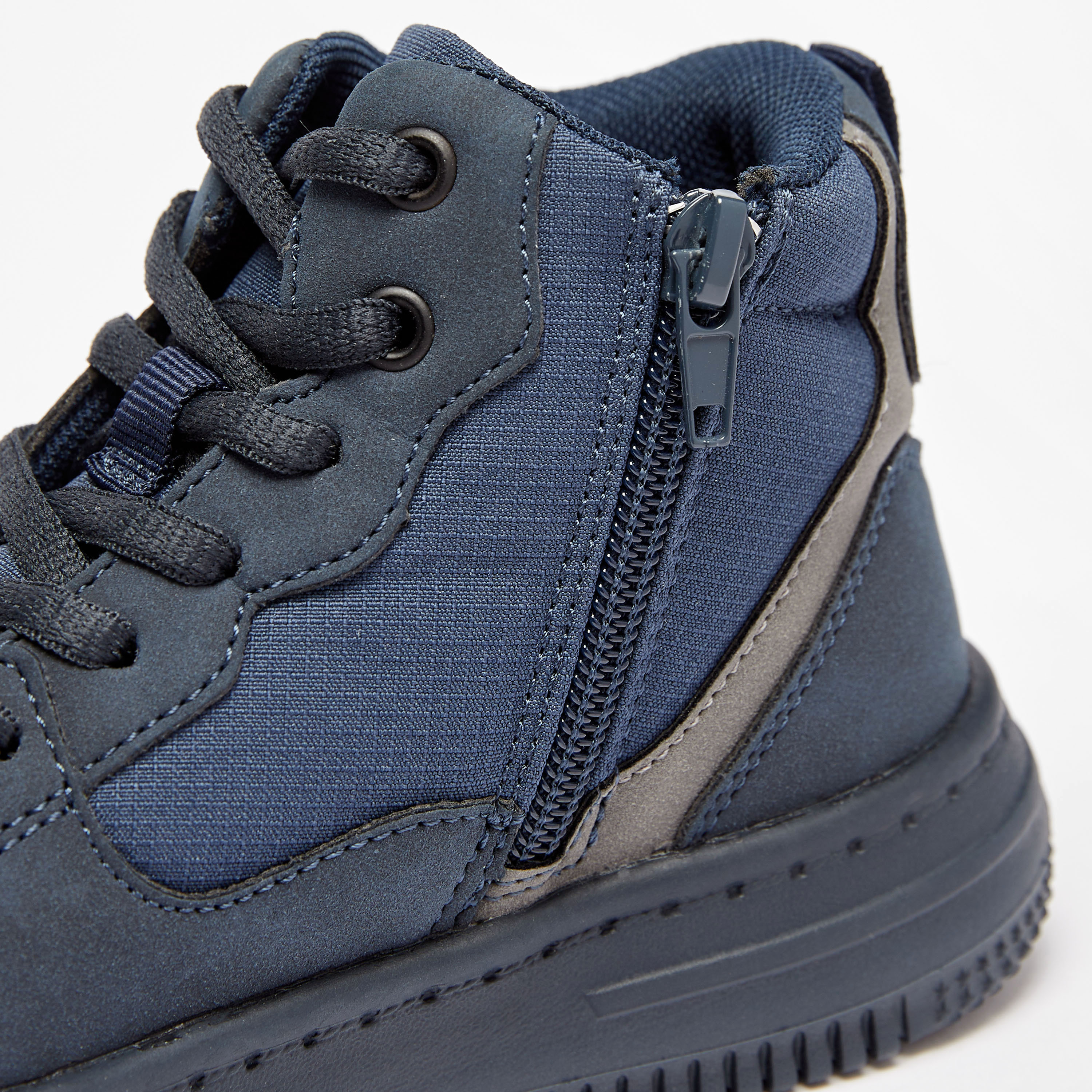 حذاء سنيكرز بكاحل مرتفع وسحاب إغلاق من مستر دوتشيني-boys-shoes-sneakers-image-15