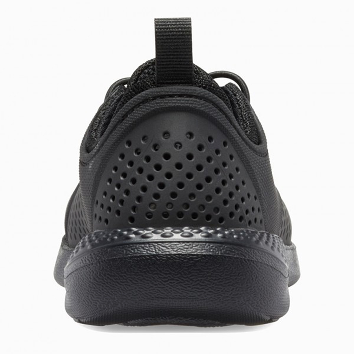 حذاء باسر من كروكس مع ليترايد للأطفال الصغار باللون الأسود و مزين بفتحة-boys-shoes-sneakers-image-4