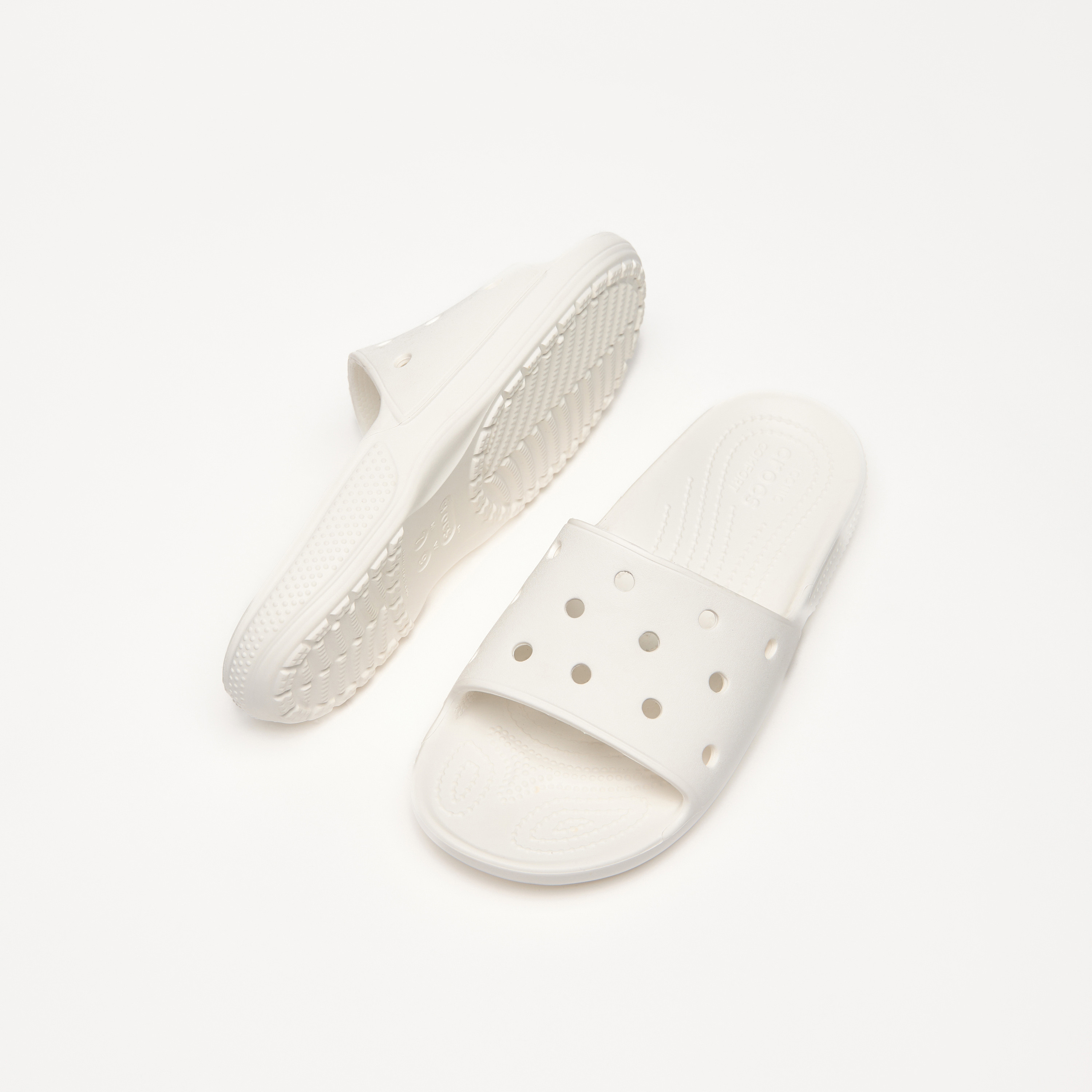 Crocs Unisex Slides with Cut Out Detail 206121-100-women-shoes-flipflopsandslides-image-6