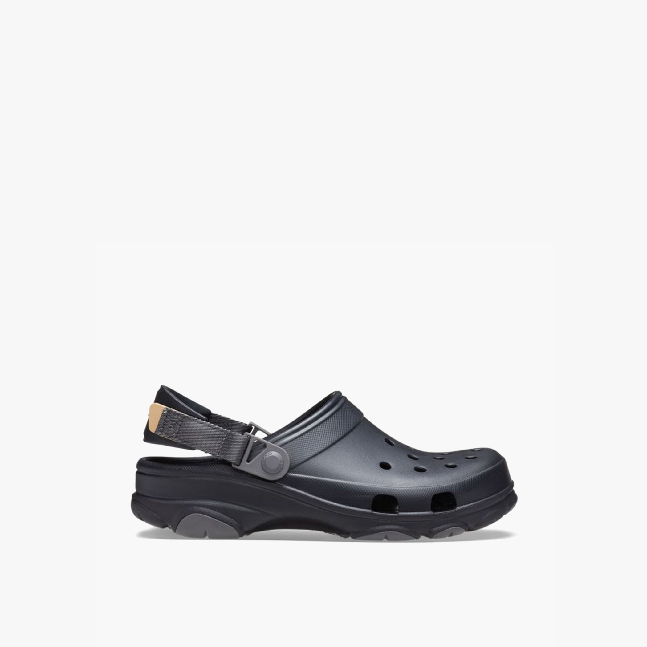 قباقيب كروكس كلاسيكي بحزام خلفي مع تصميم ذاتي بلون أسود للجنسين لجميع التضاريس-men-shoes-sandals-image-3