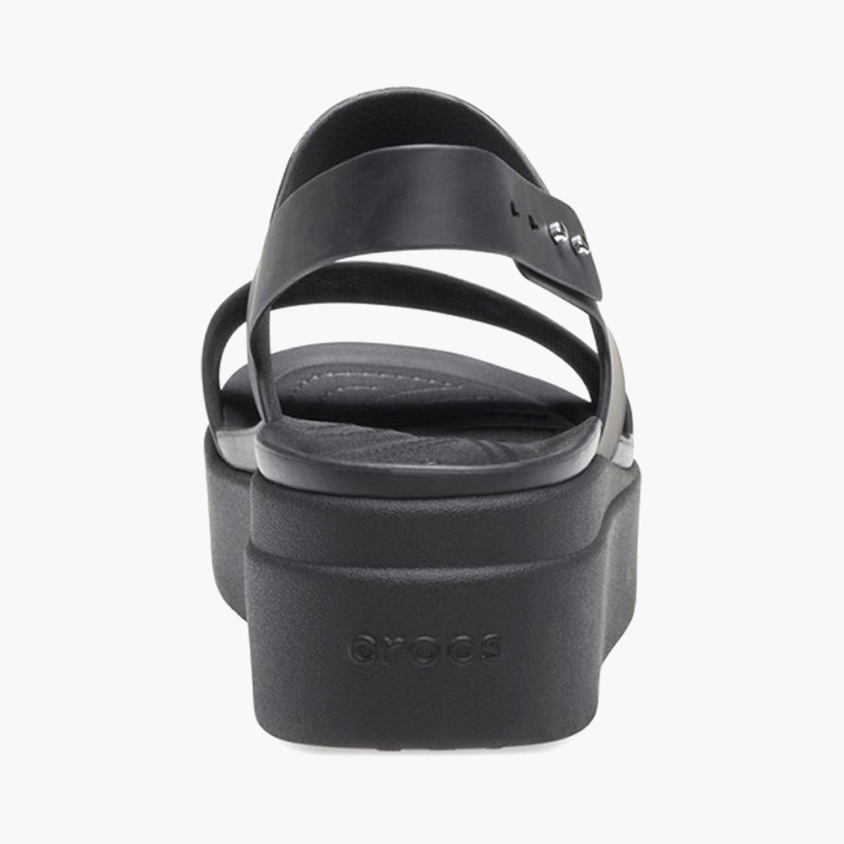 كروكس صنادل نسائية سوداء مفتوحة من الأمام منخفضة إسفين من الخلف-women-shoes-sandals-floaters-image-7