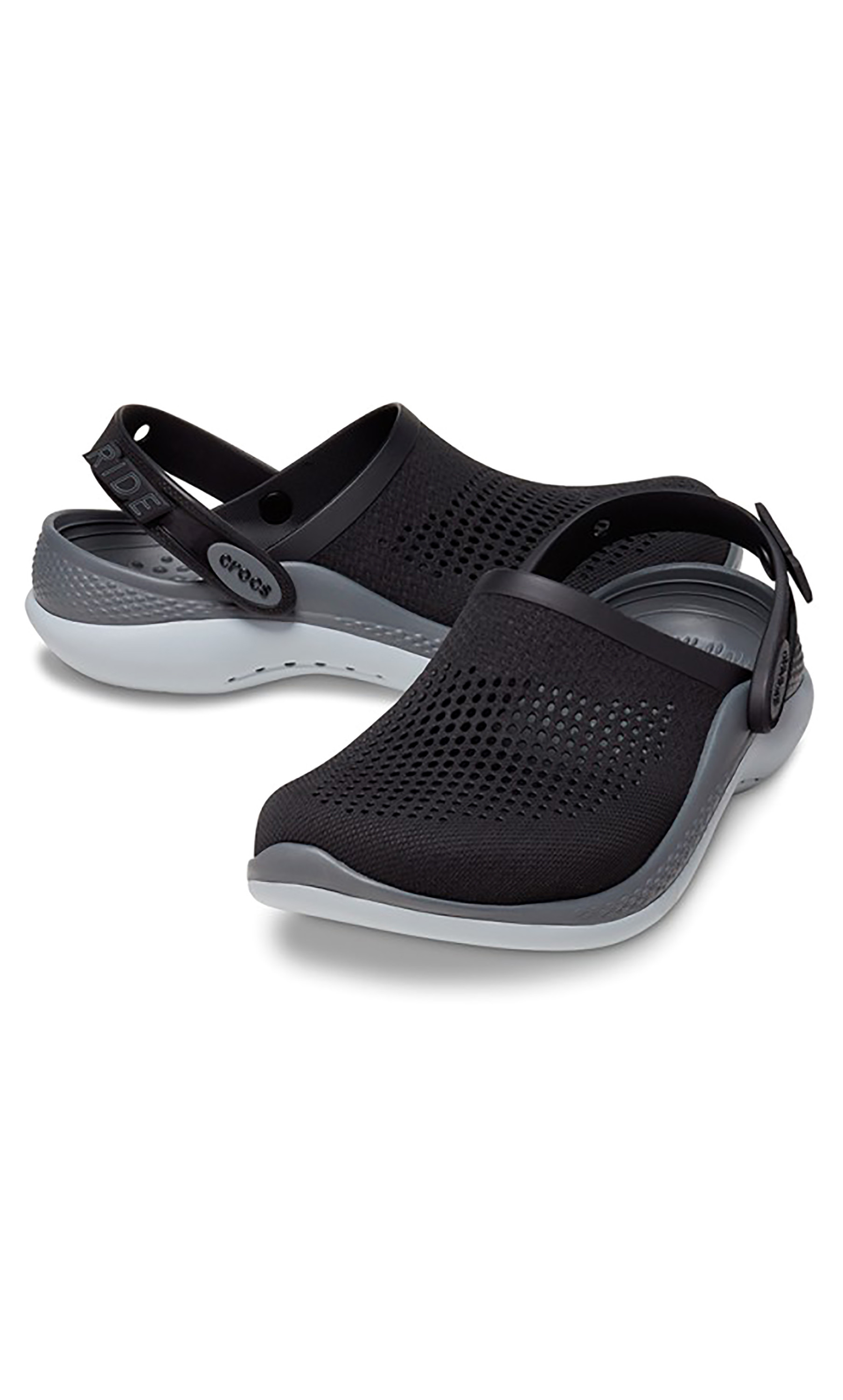 Crocs Unisex Black Literide 360 Perforated Clogs-CP_BESTPRICE_EXCLUSION-image-1