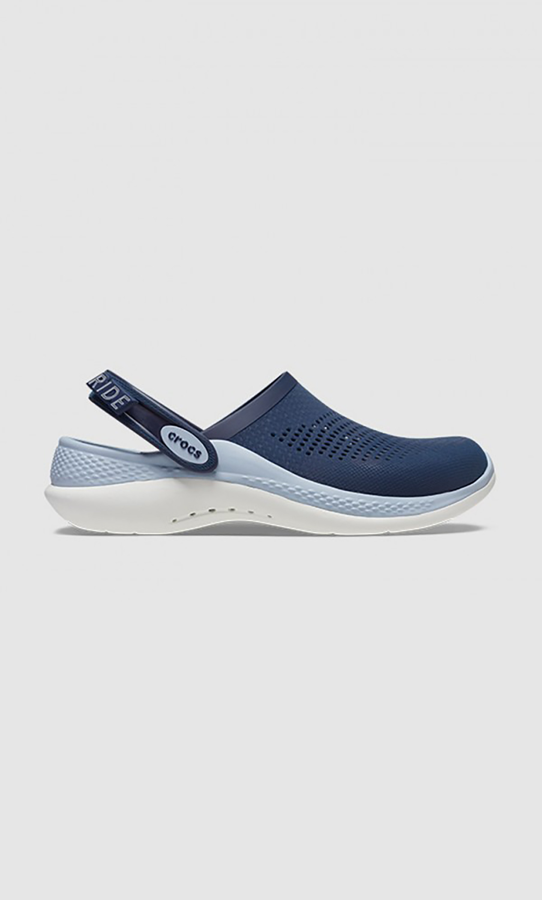 Crocs Unisex Navy Blue Literide 360 Perforated Clogs-men-shoes-sandals-image-2
