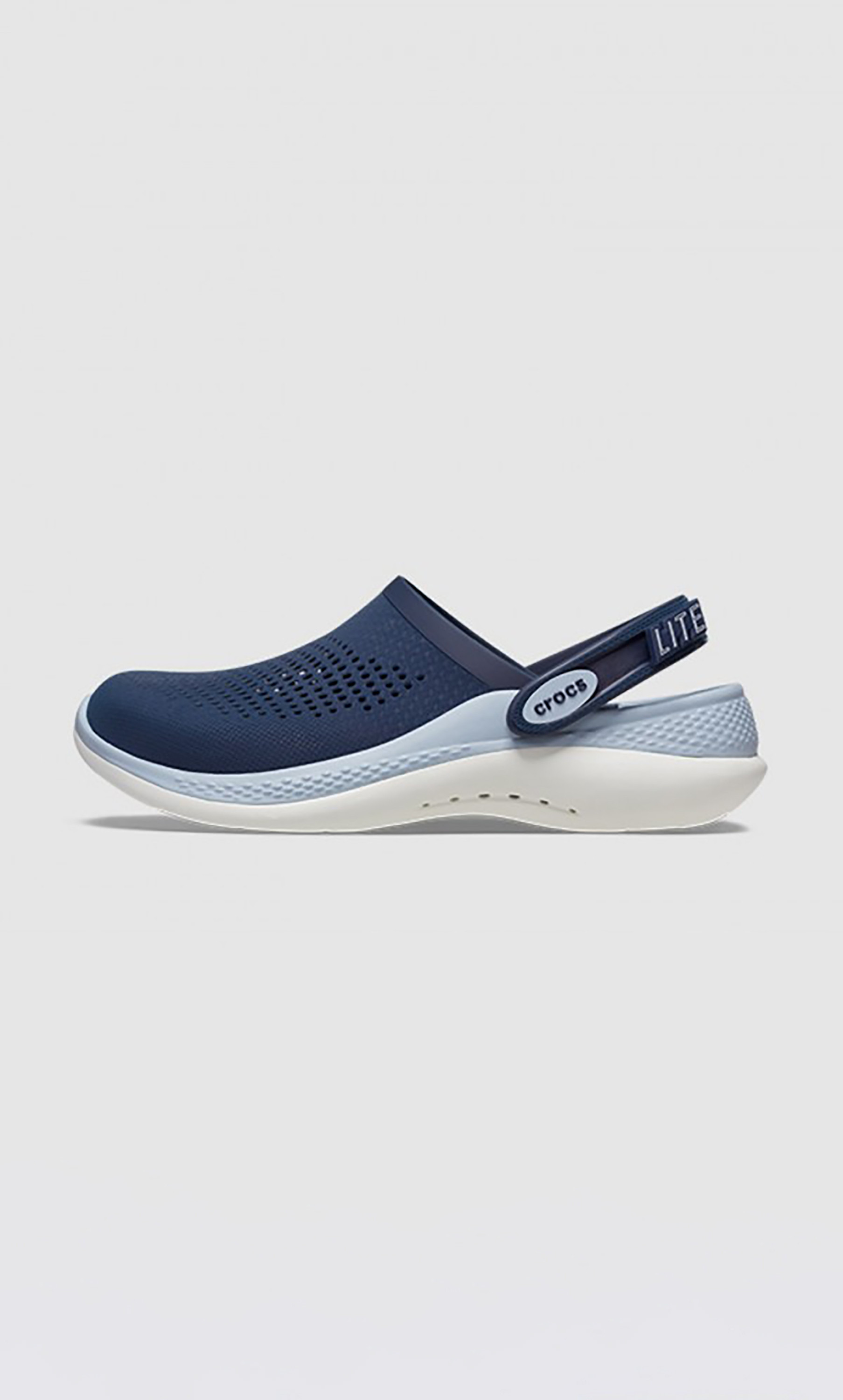 Crocs Unisex Navy Blue Literide 360 Perforated Clogs-men-shoes-sandals-image-3