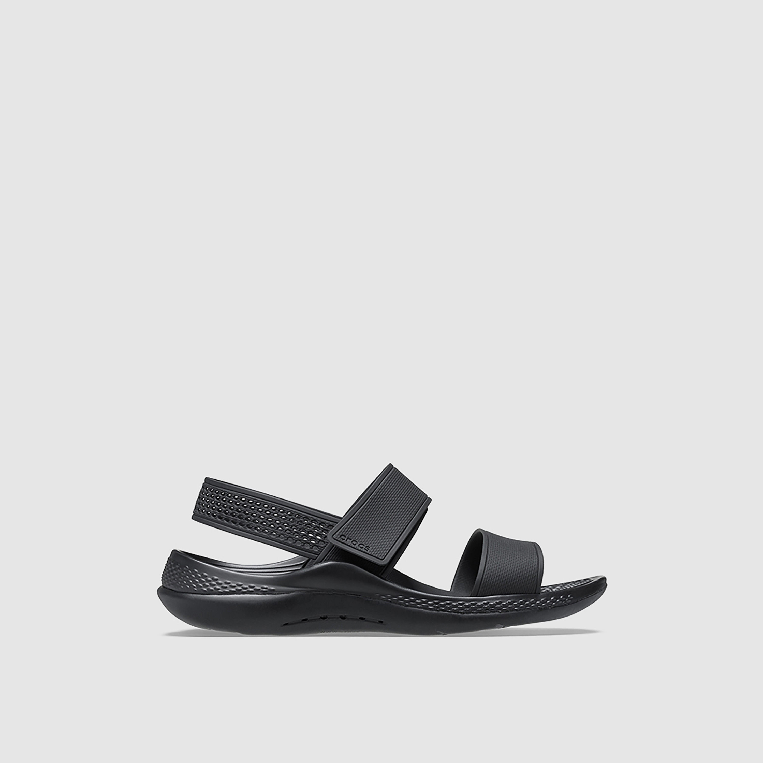 صندل نسائي من كروكس لايت رايد مع كت أوت ديتيلد ذو فيلكرو مسطح  | 206711-women-shoes-sandals-flats-image-3
