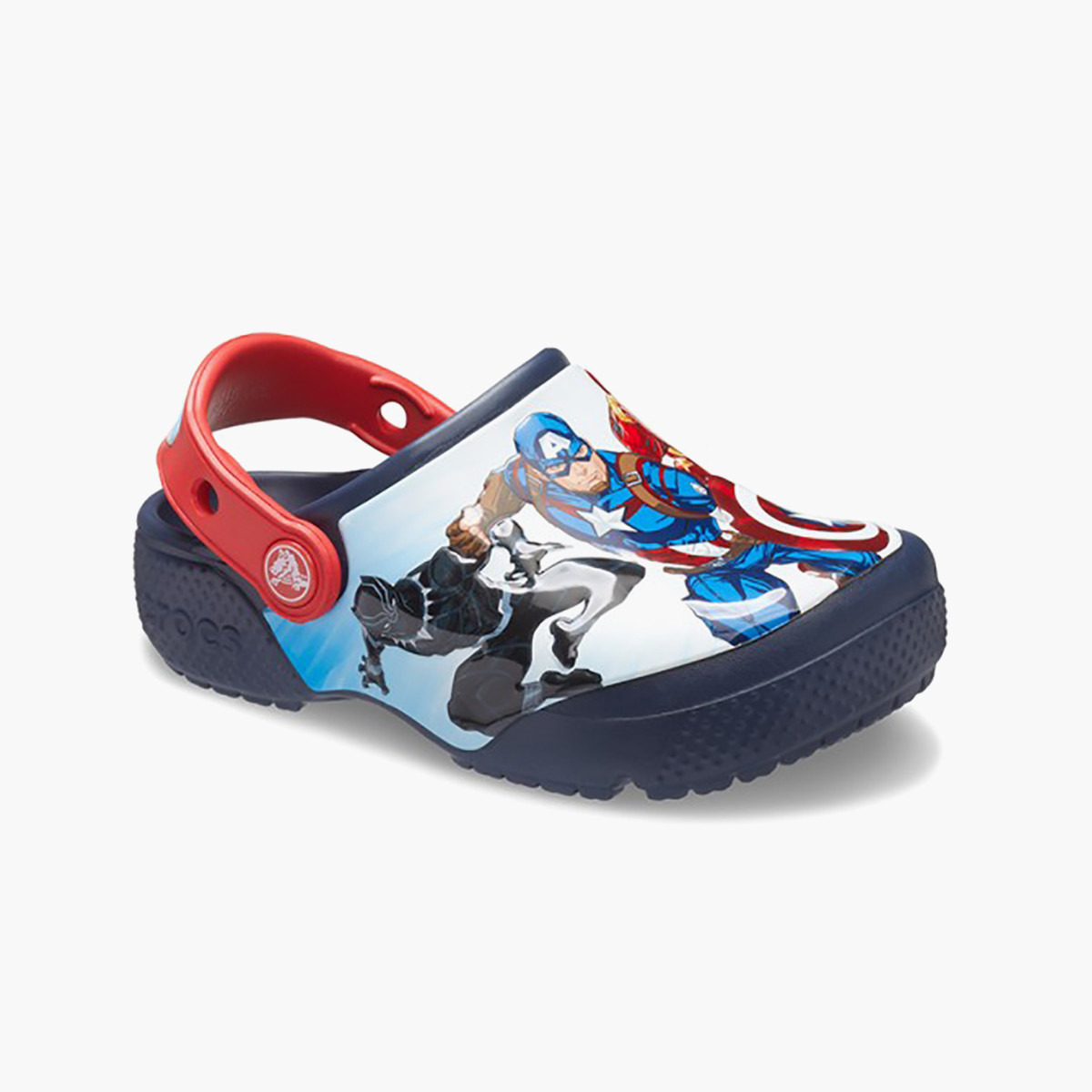 Crocs Kids Fun Lab Marvel Avenger Character Navy Clog-boys-shoes-sandals-image-2