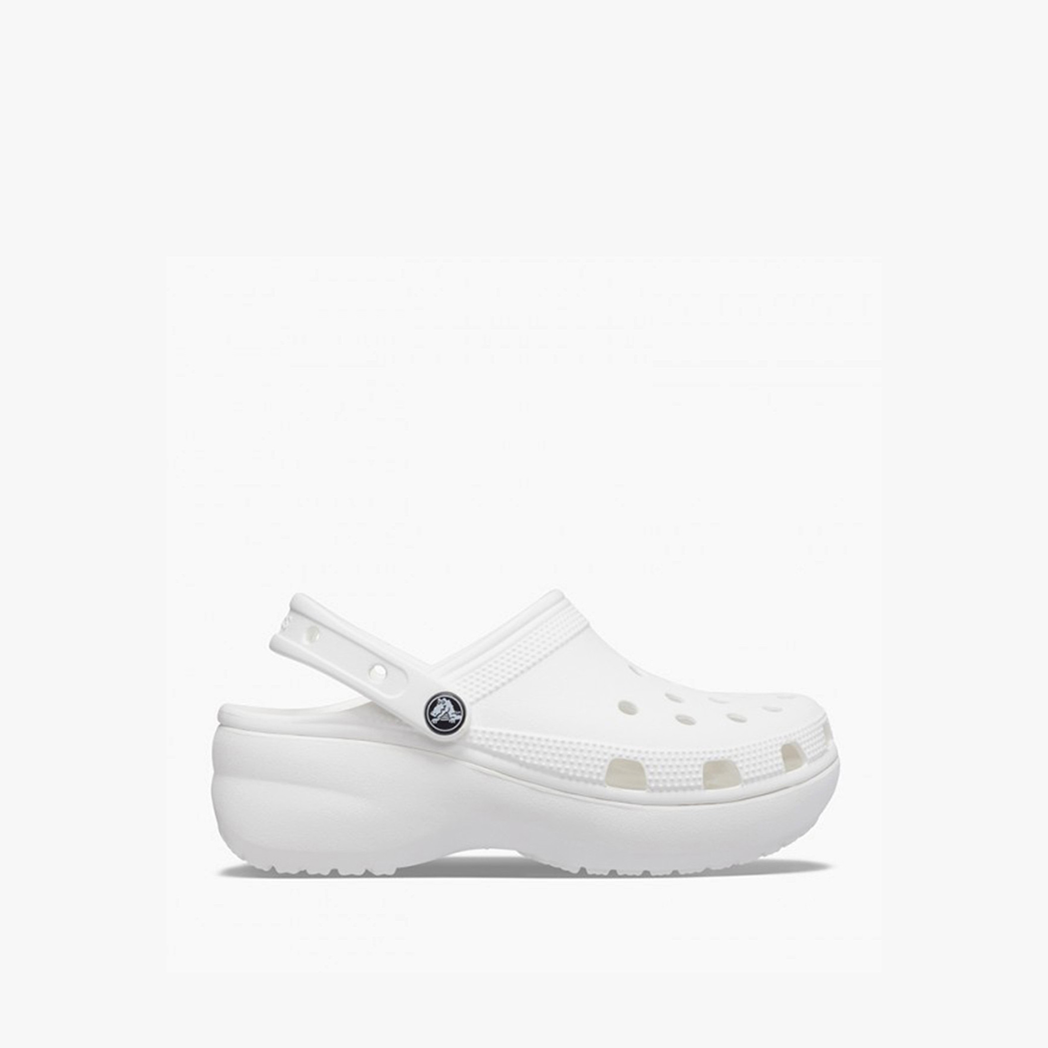 Crocs Women White Round Toe Cut Out Detail Classic Clogs-women-shoes-flipflopsandslides-image-3