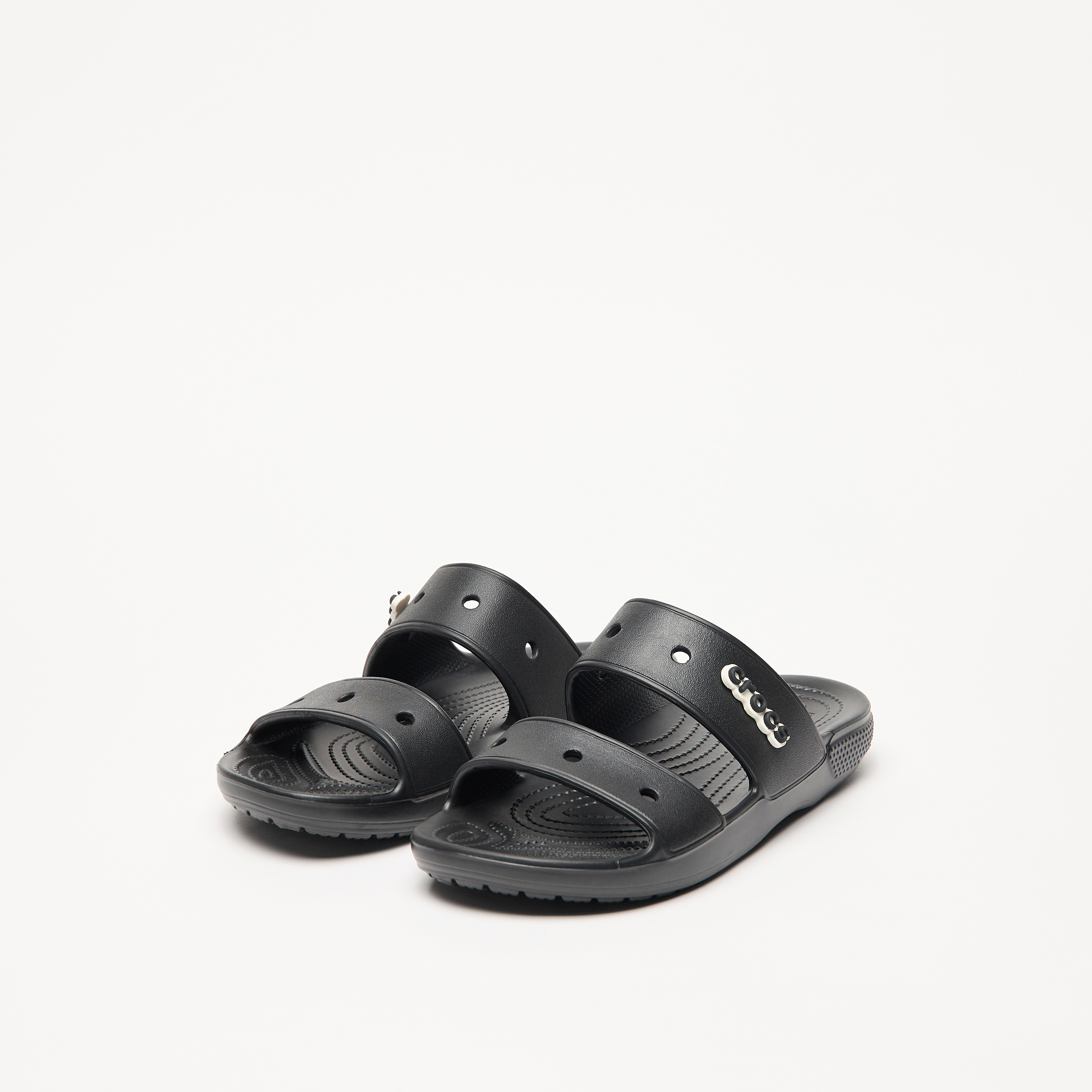 Crocs Unisex Black Open Toe Classic Slide Sandals-women-shoes-sandals-flats-image-2