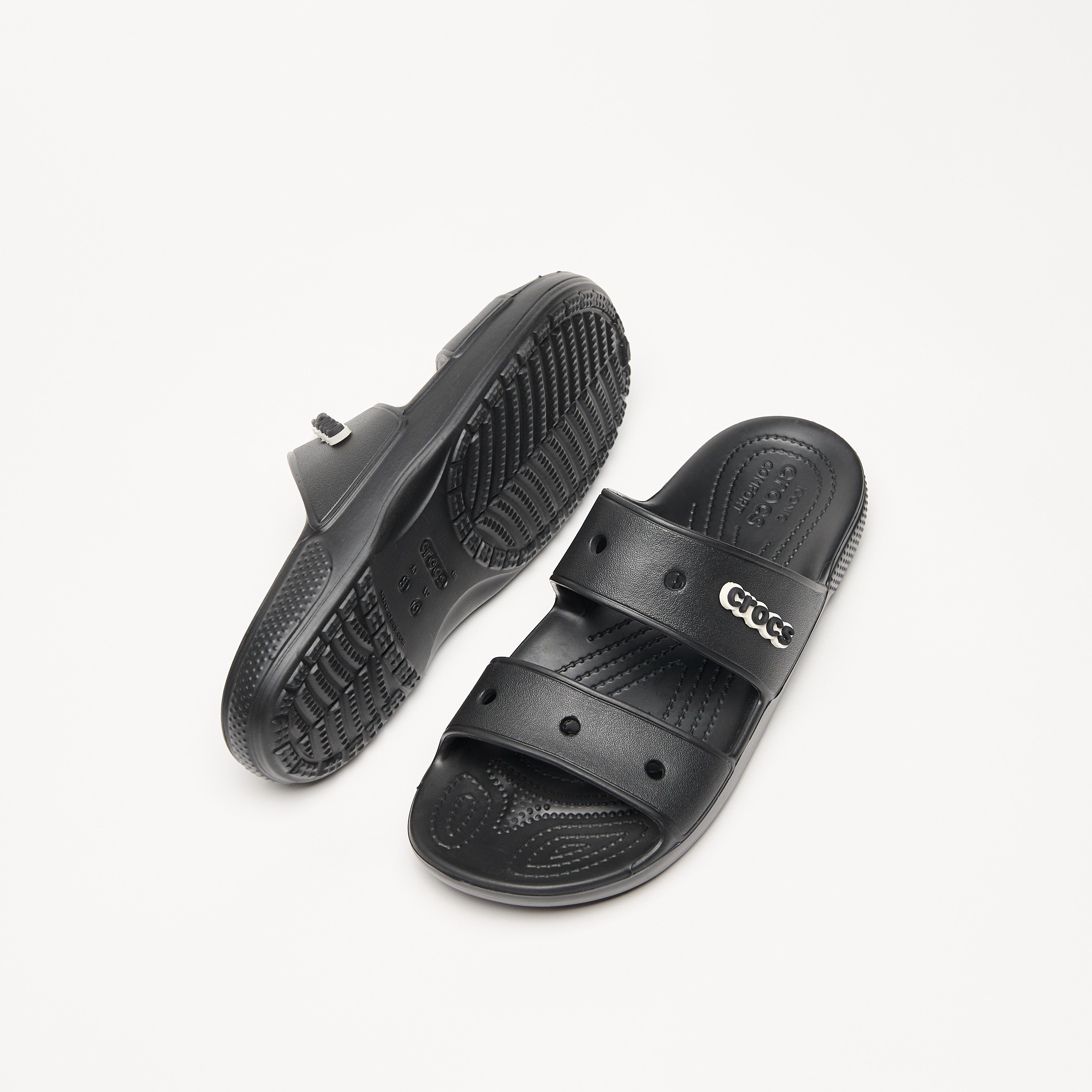 Crocs Unisex Black Open Toe Classic Slide Sandals-women-shoes-sandals-flats-image-6