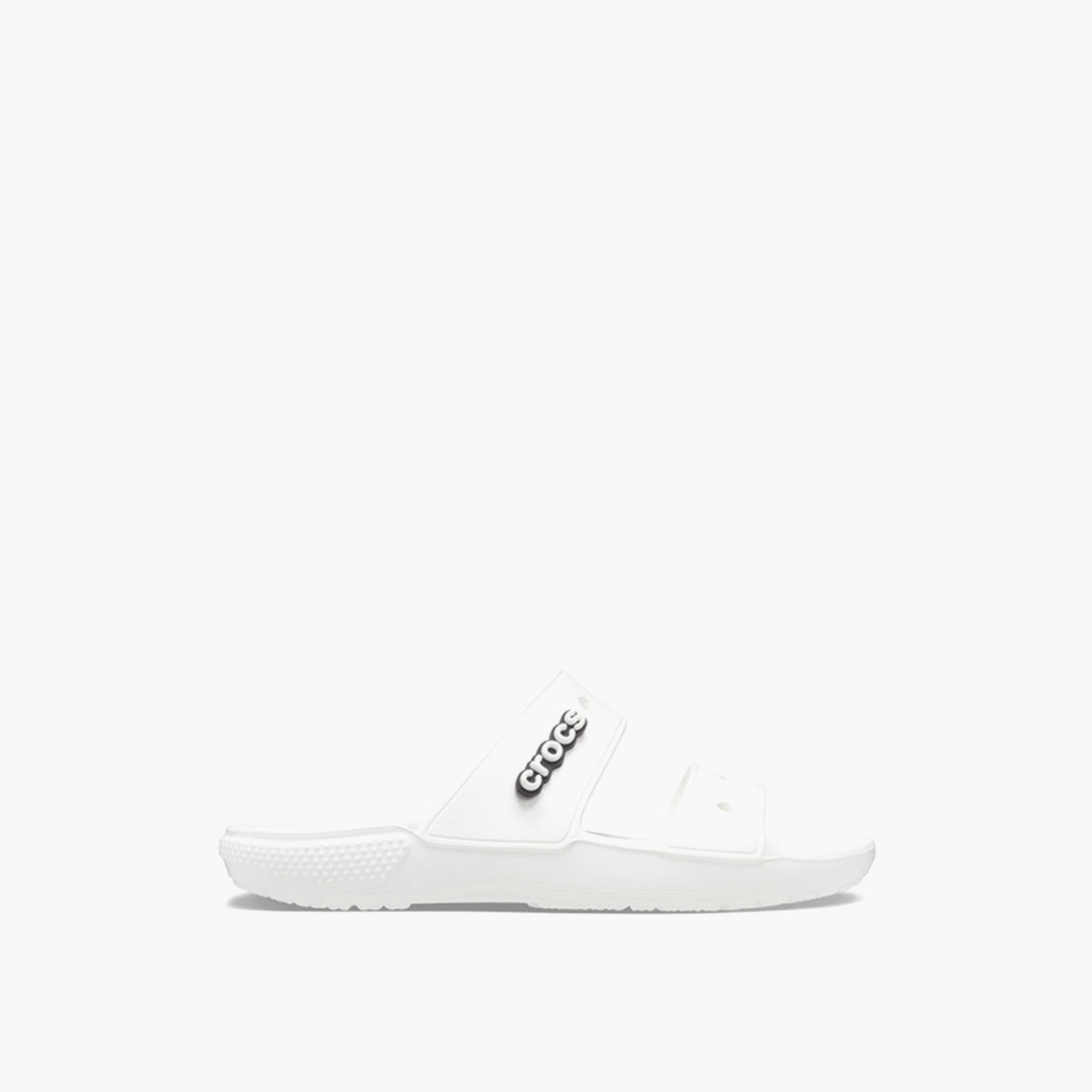 Crocs Unisex White Open Toe Classic Slide Sandals-women-shoes-sandals-flats-image-3