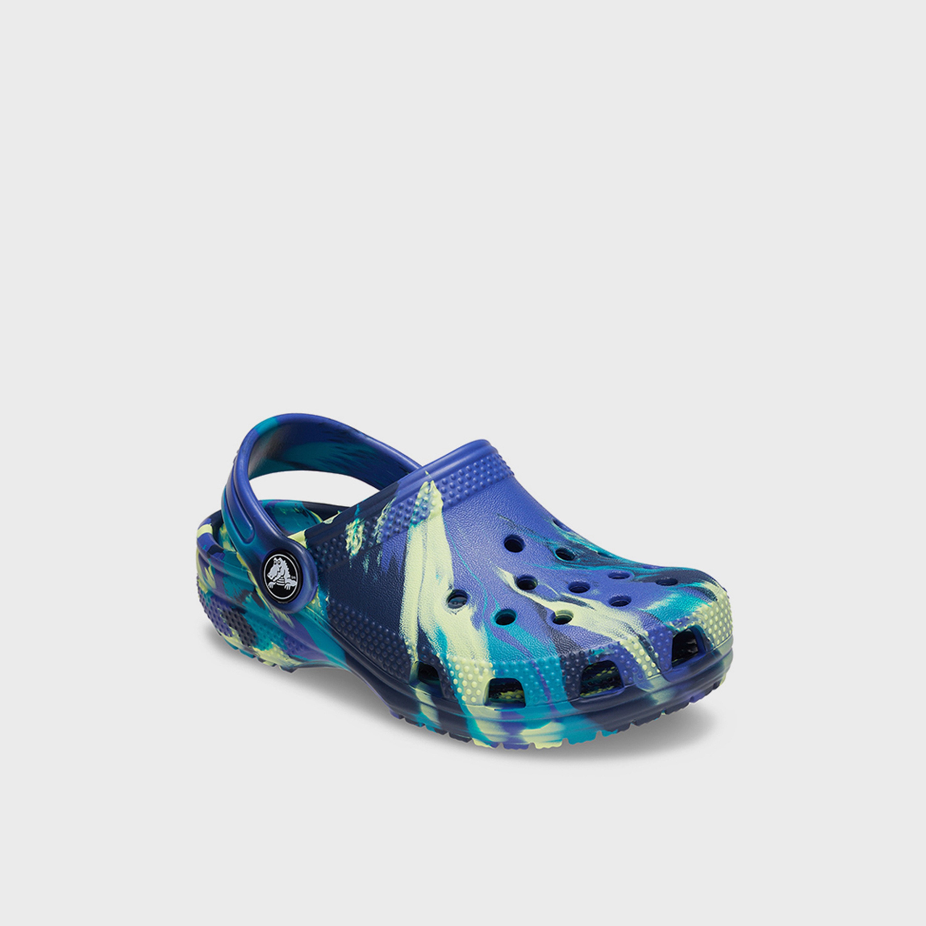 Crocs Boy's Back Strap Classic Marbled Clogs | 206838-4RR-boys-shoes-flipflopsandslides-image-3