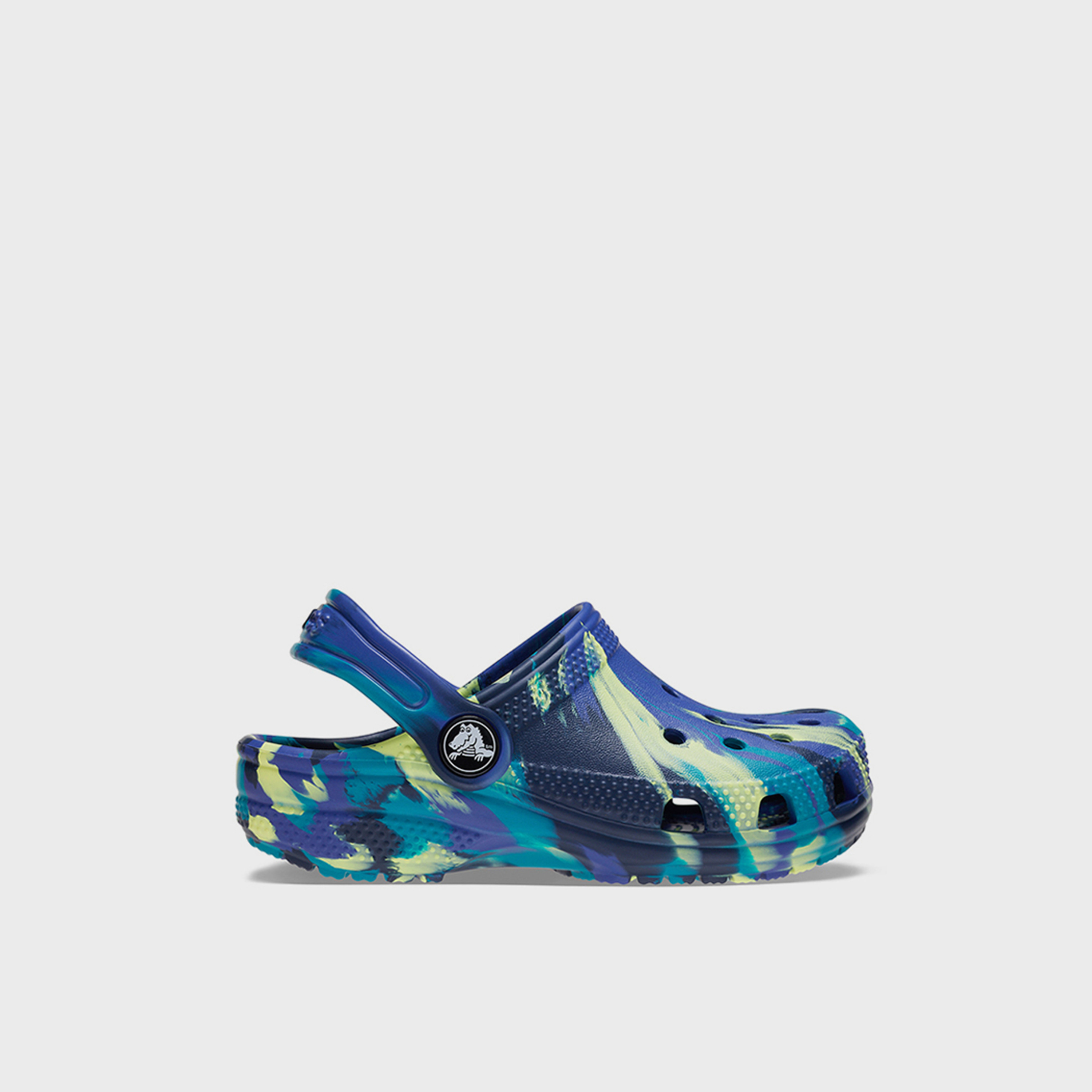 Crocs Boy's Back Strap Classic Marbled Clogs | 206838-4RR-boys-shoes-flipflopsandslides-image-6