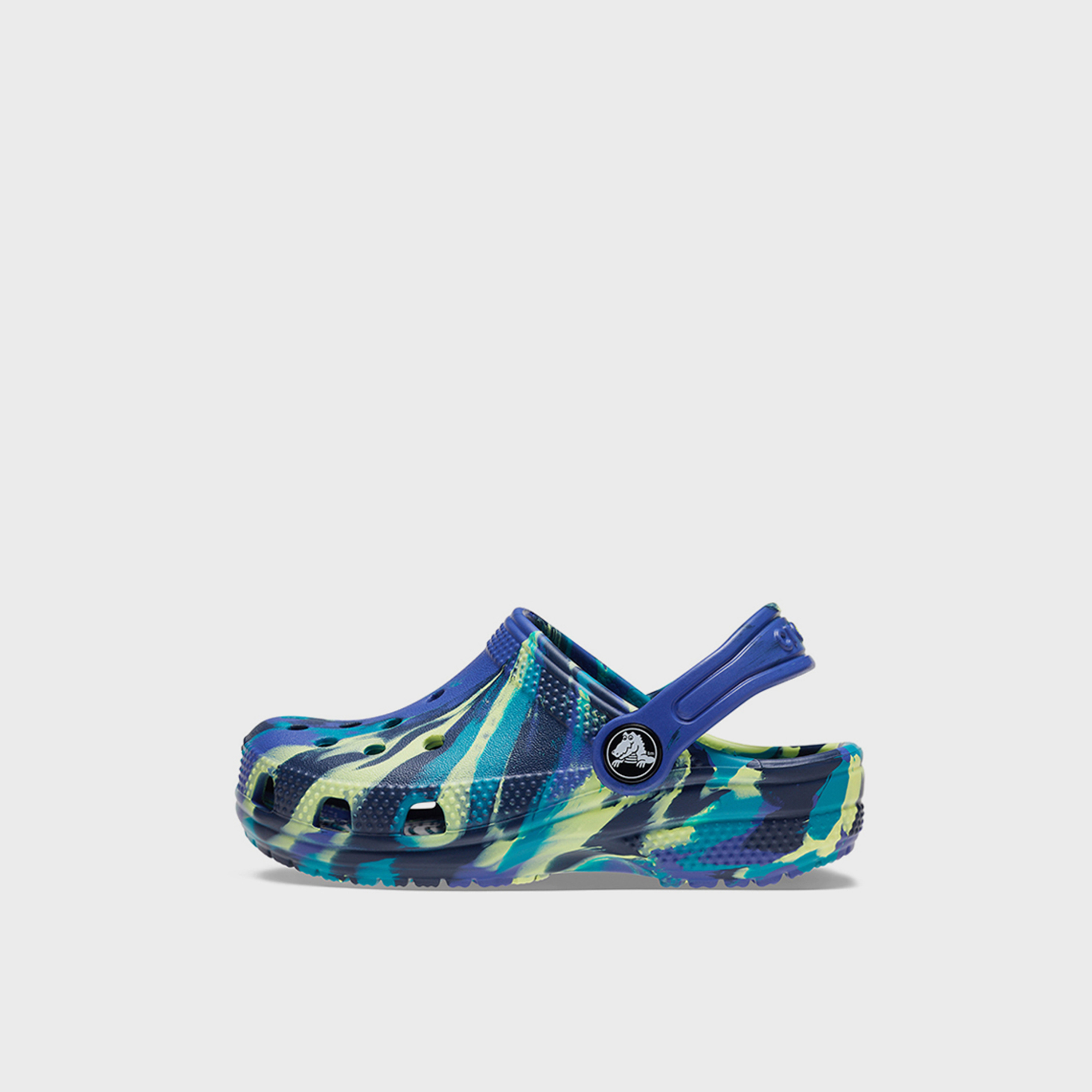 Crocs Boy's Back Strap Classic Marbled Clogs | 206838-4RR-boys-shoes-flipflopsandslides-image-7