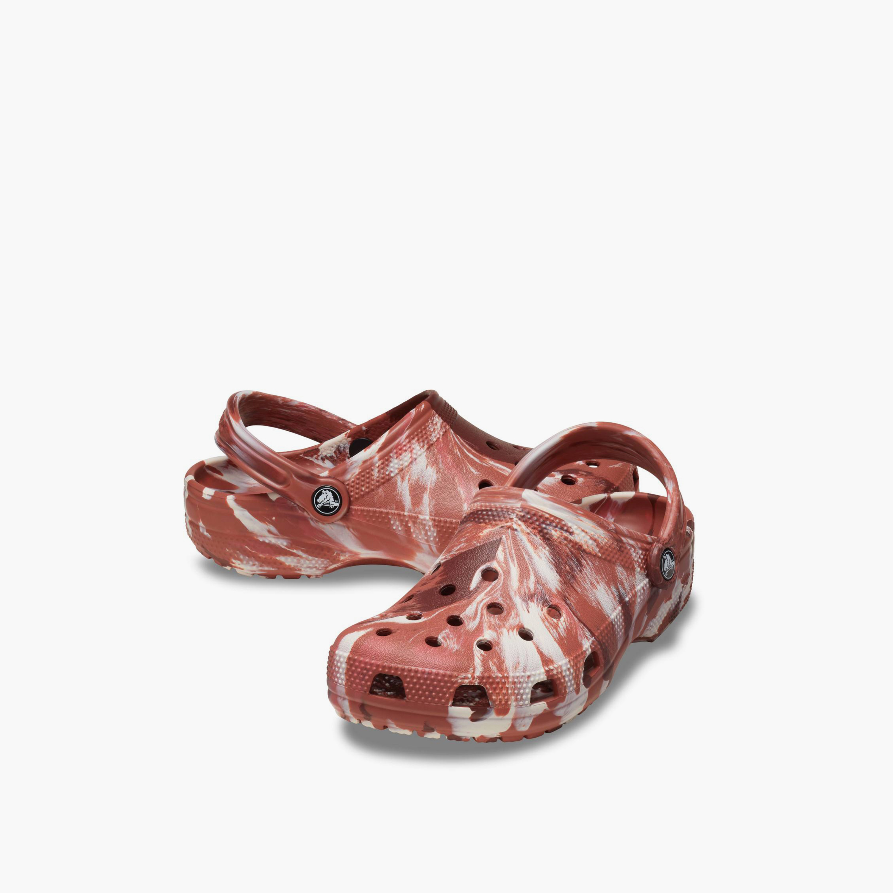 كروكس- شبشب  كلاسيكي رخامي سهل الارتداء للجنسين | 206867-2FM-women-shoes-sandals-flats-image-1