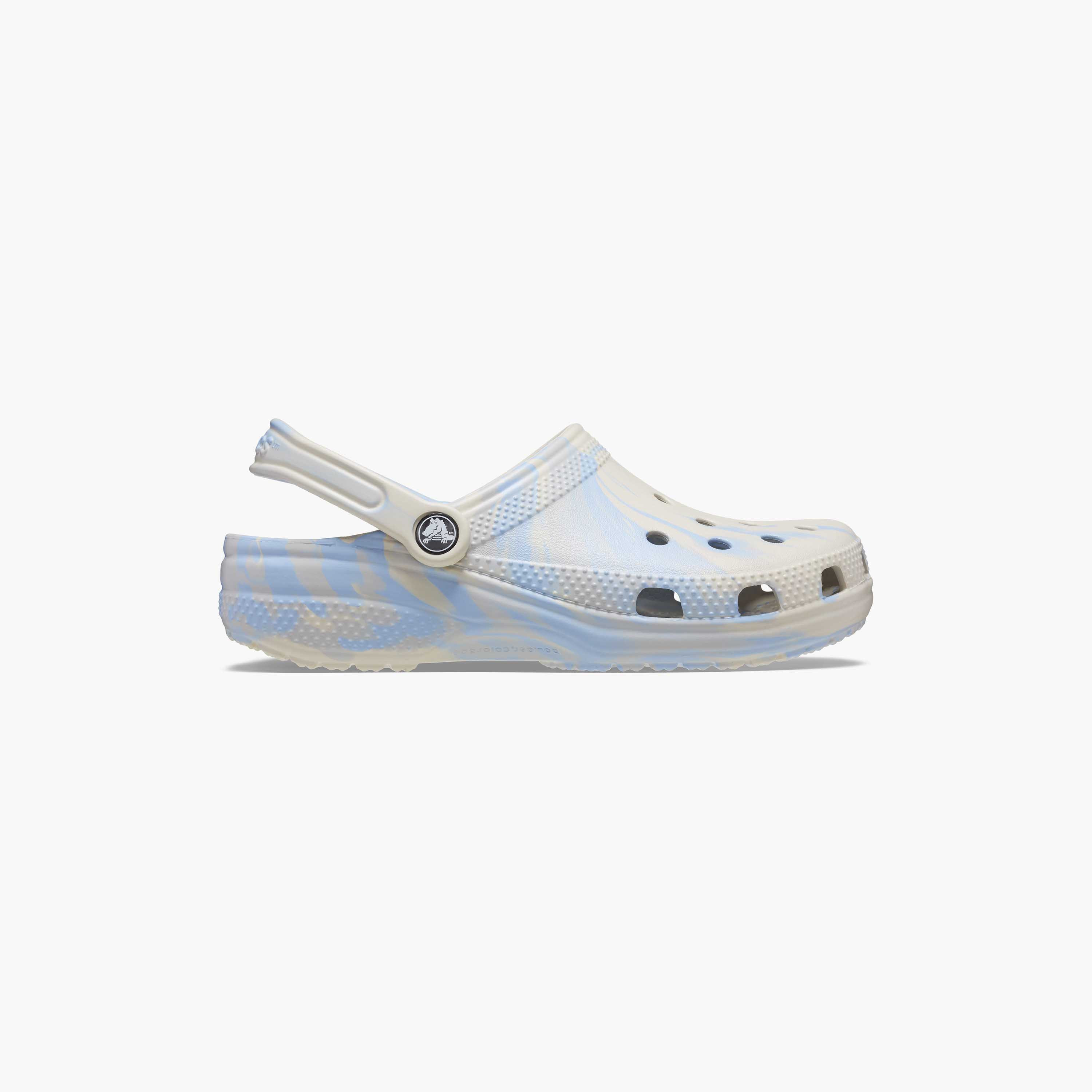 Chambray blue discount tie dye crocs