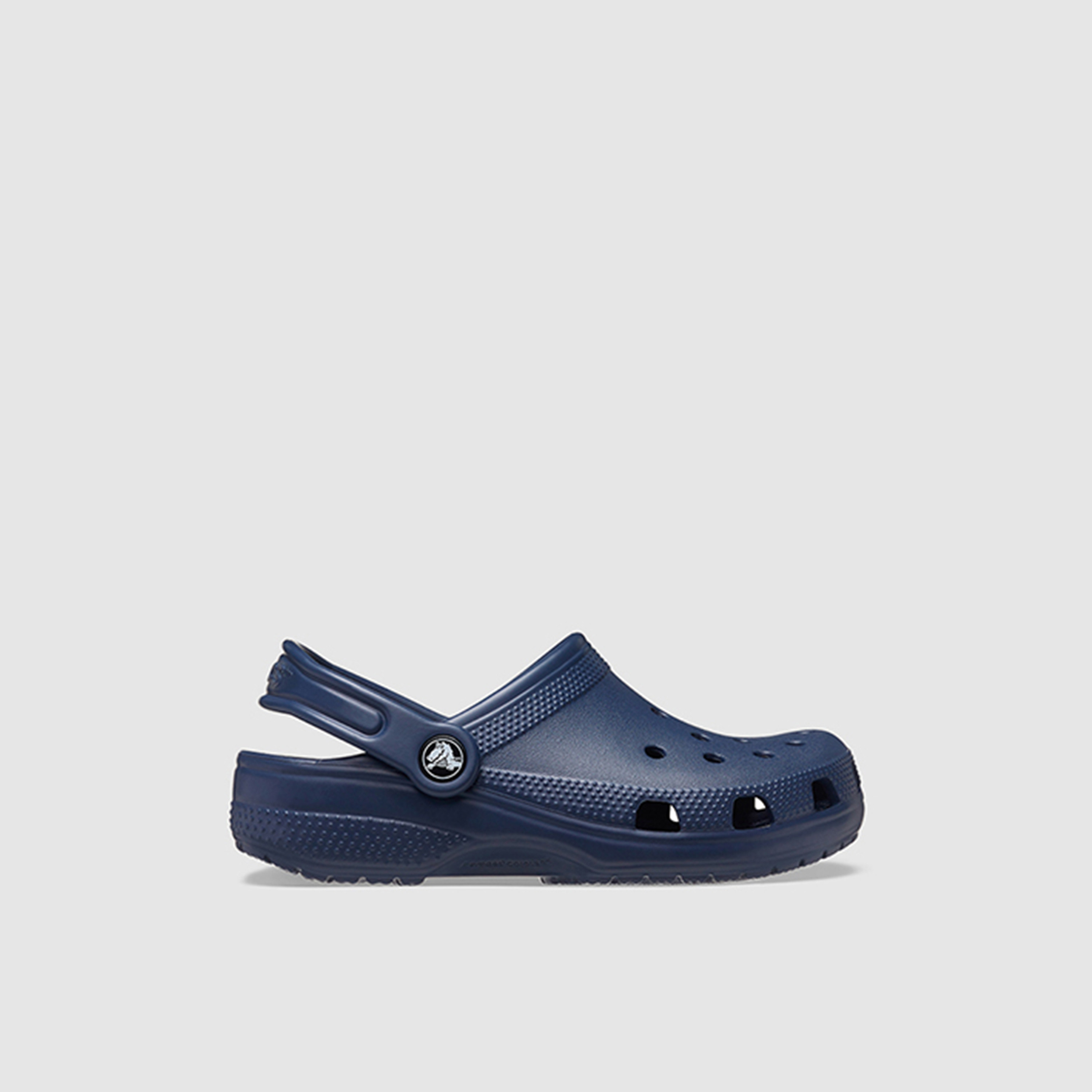 Crocs Toddler Navy Blue Round Toe Cut Out Detail Classic Clogs-girls-shoes-sandals-image-6