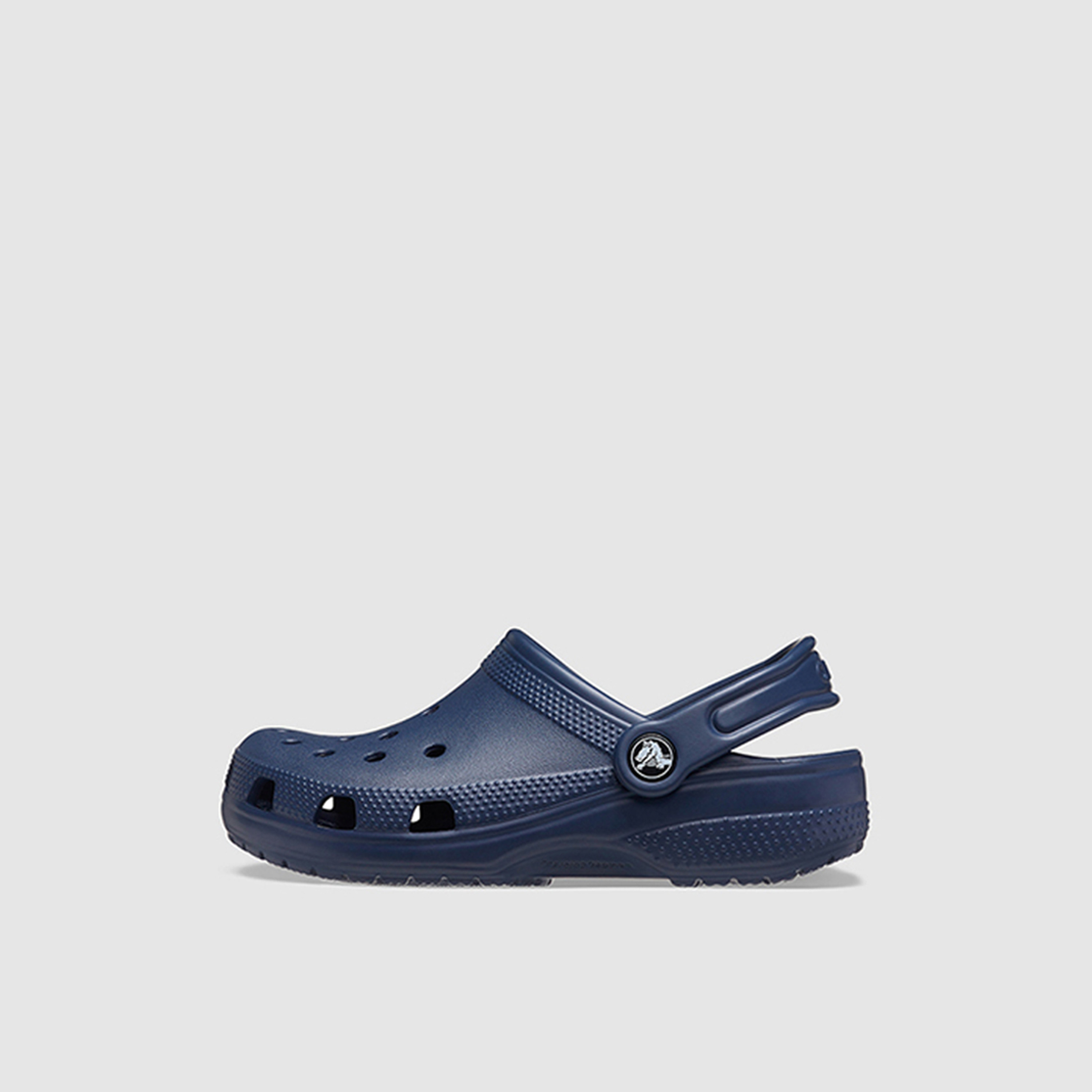 Crocs Toddler Navy Blue Round Toe Cut Out Detail Classic Clogs-girls-shoes-sandals-image-7