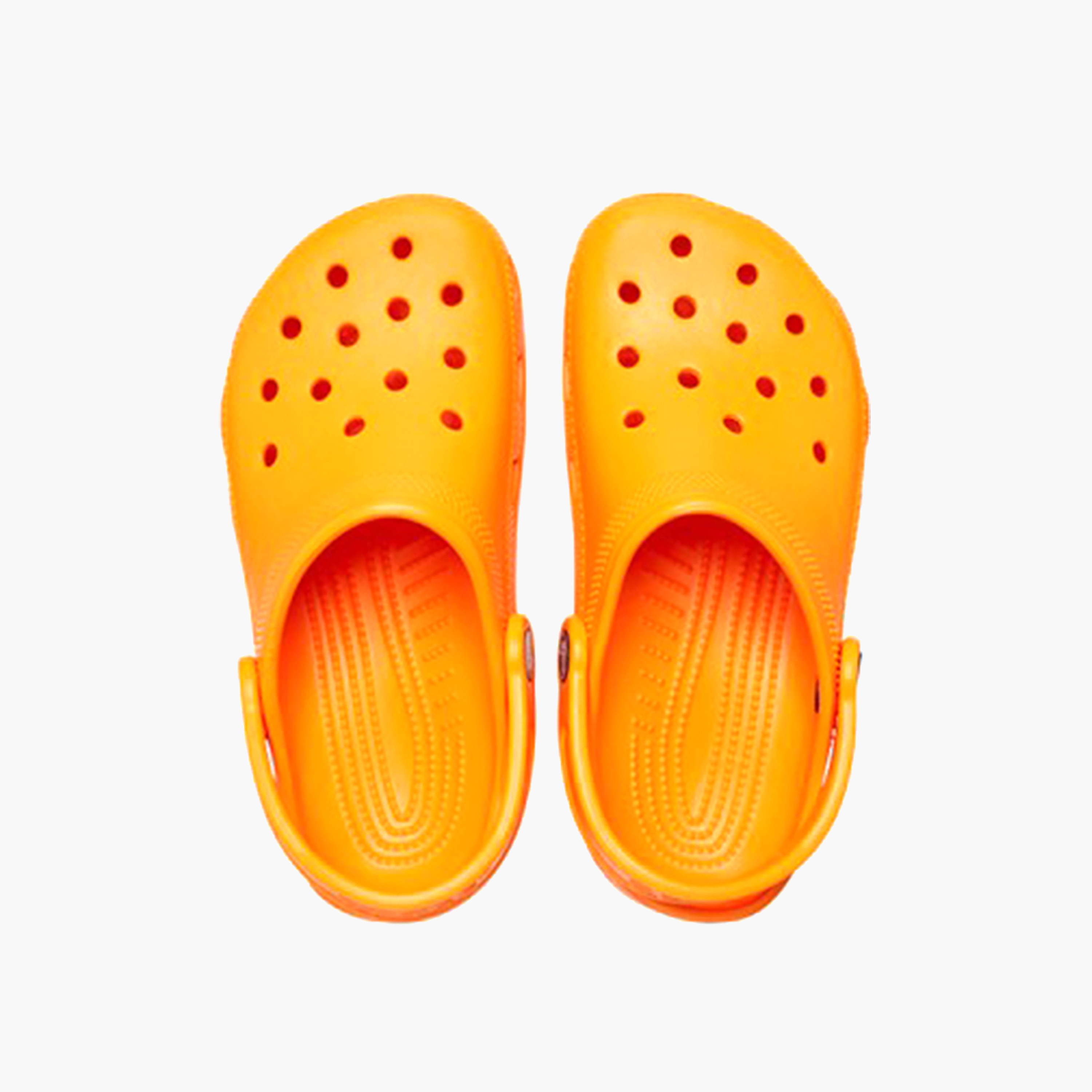 Crocs Toddler Orange Round Toe Cut Out Detail Classic Clogs-baby-boys-shoes-sandals-image-2