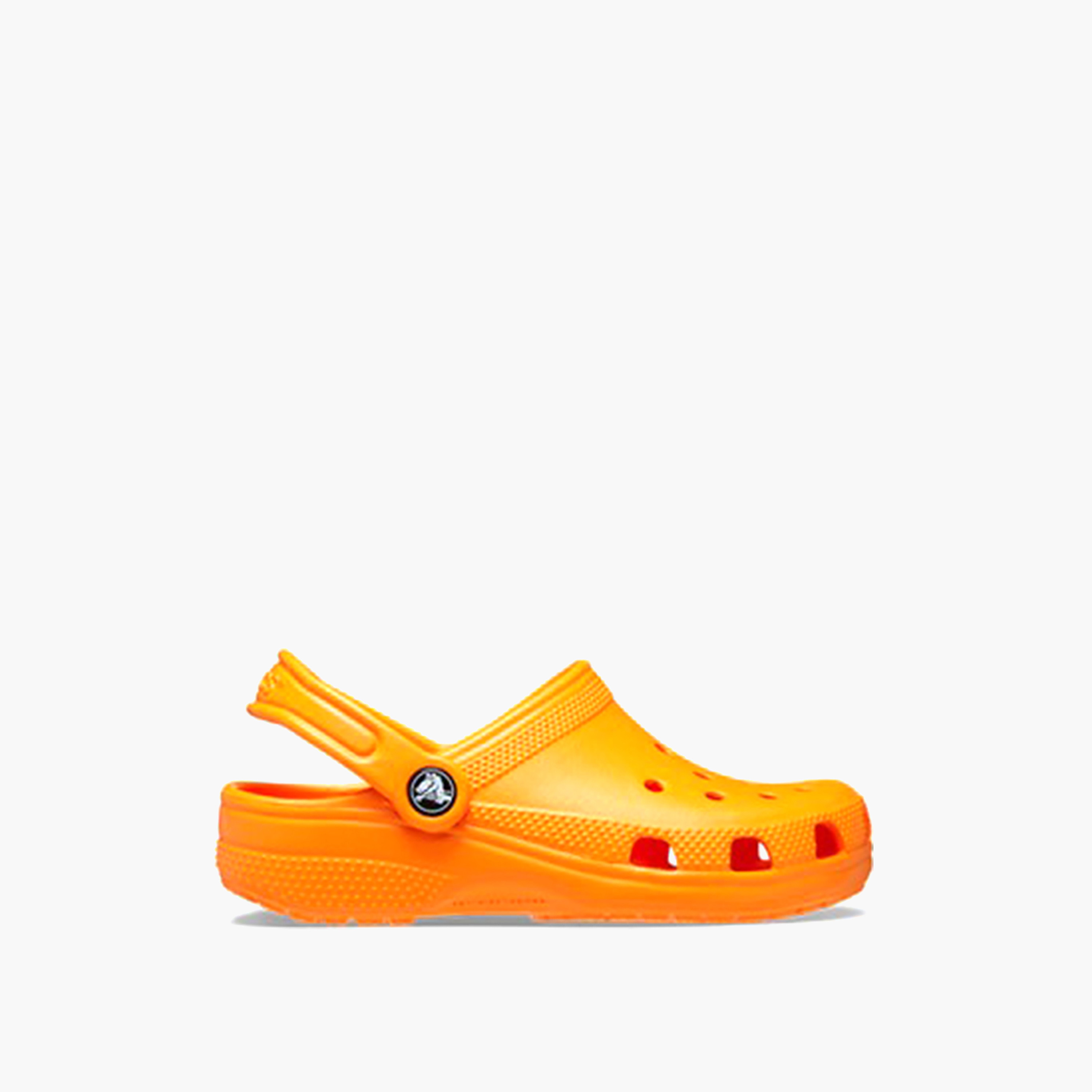 Crocs Toddler Orange Round Toe Cut Out Detail Classic Clogs-baby-boys-shoes-sandals-image-3