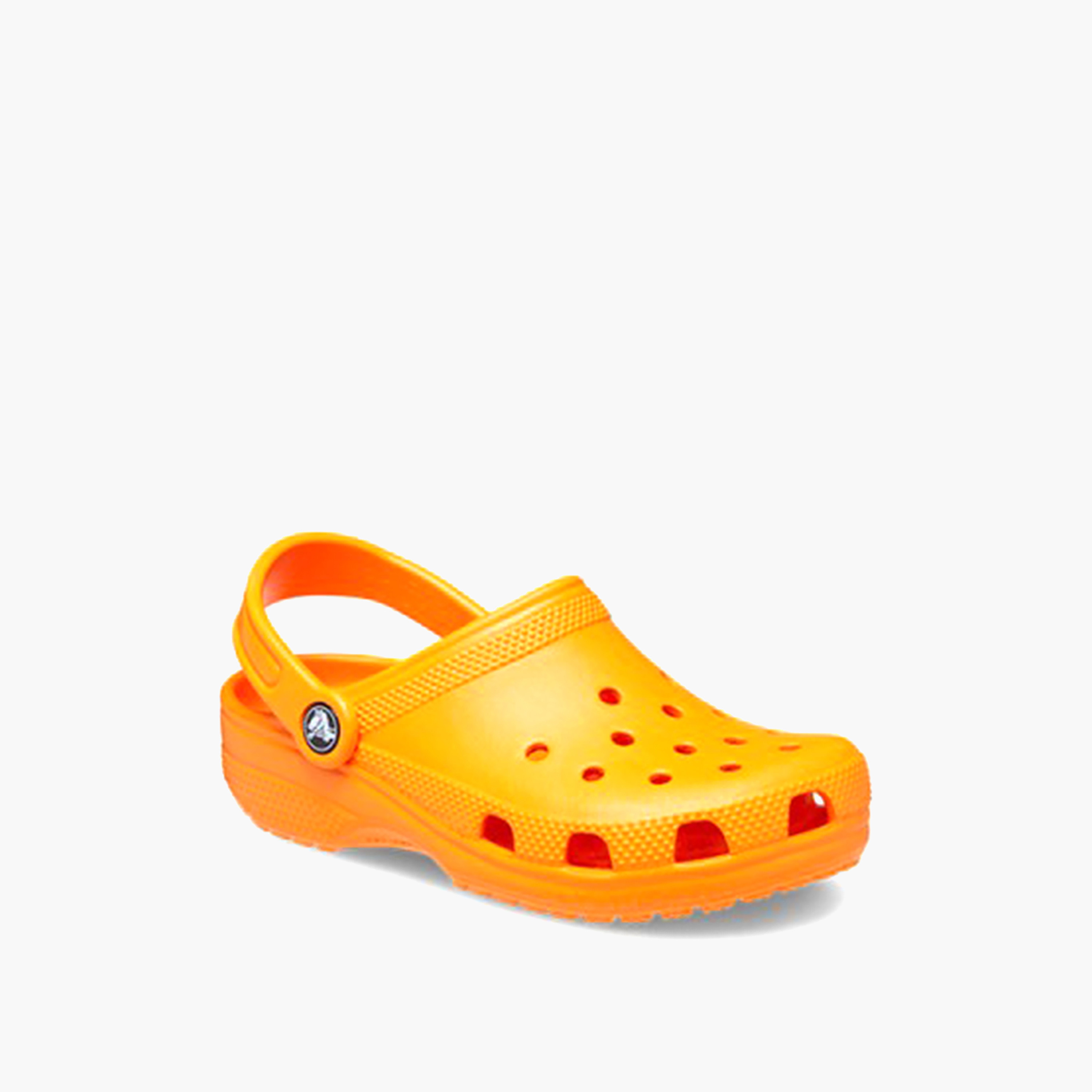 Crocs Toddler Orange Round Toe Cut Out Detail Classic Clogs-baby-boys-shoes-sandals-image-6