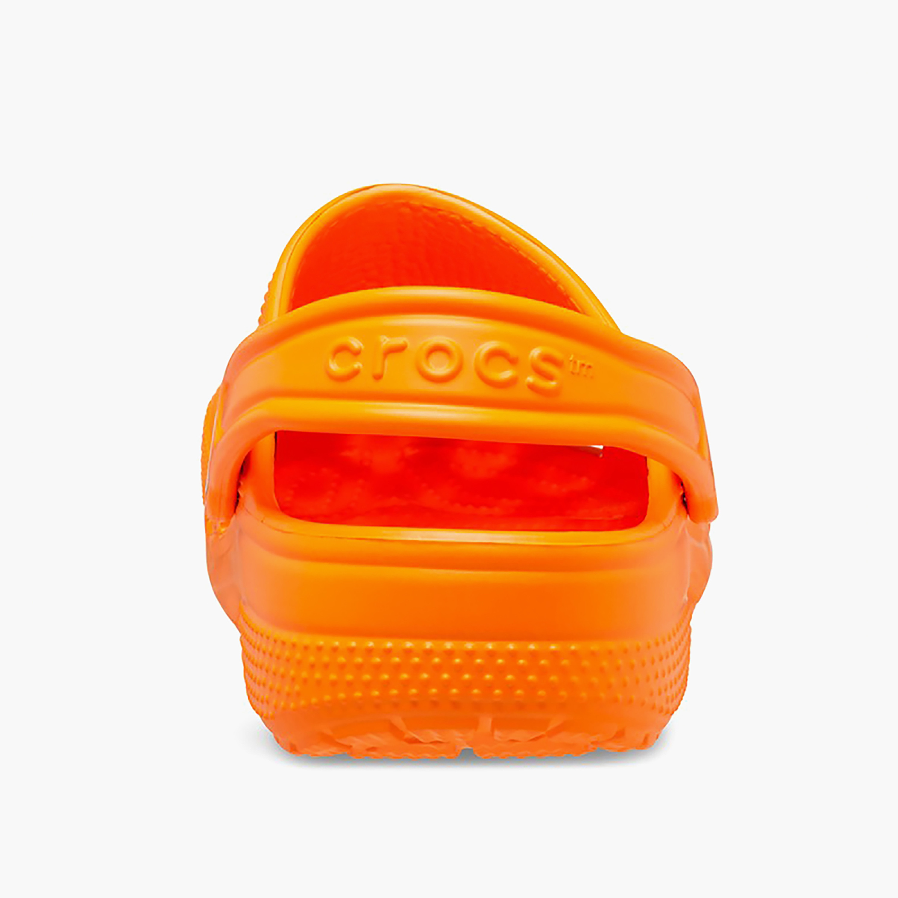 Crocs Toddler Orange Round Toe Cut Out Detail Classic Clogs-baby-boys-shoes-sandals-image-7