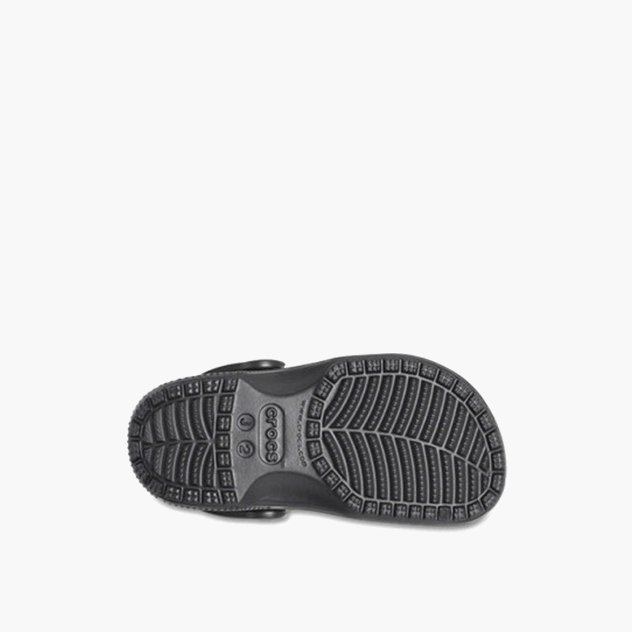 Crocs Kids Black Round Toe Classic Clogs-girls-shoes-sandals-image-6