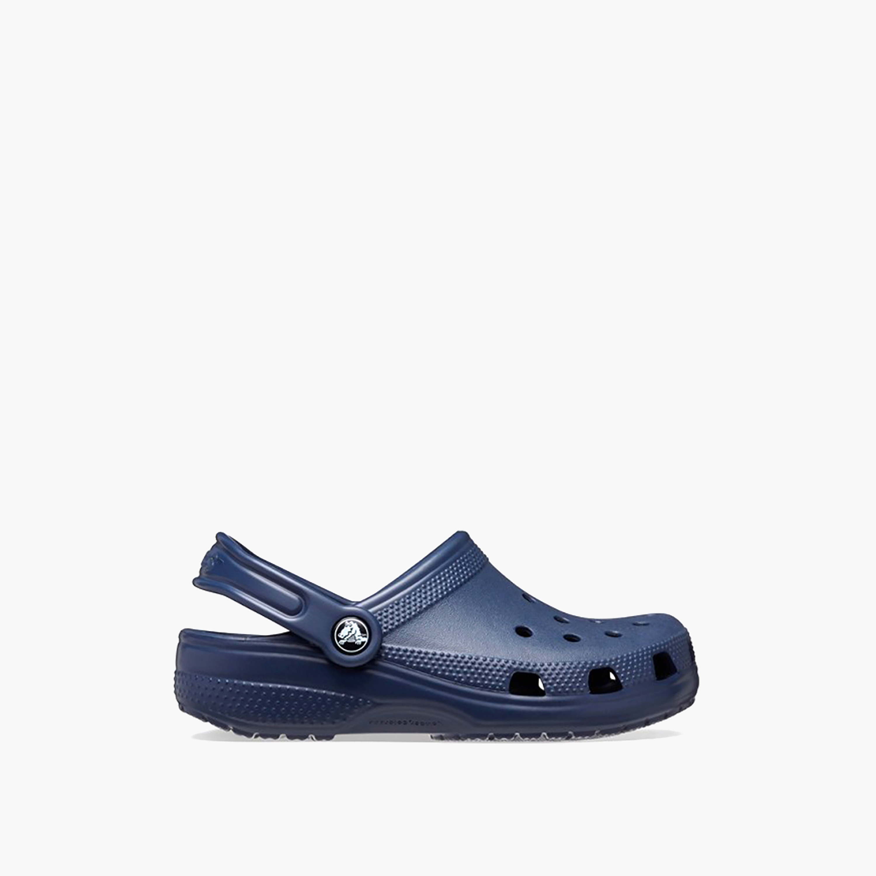 Crocs Kids Navy Blue Round Toe Classic Clogs-boys-shoes-sandals-image-4