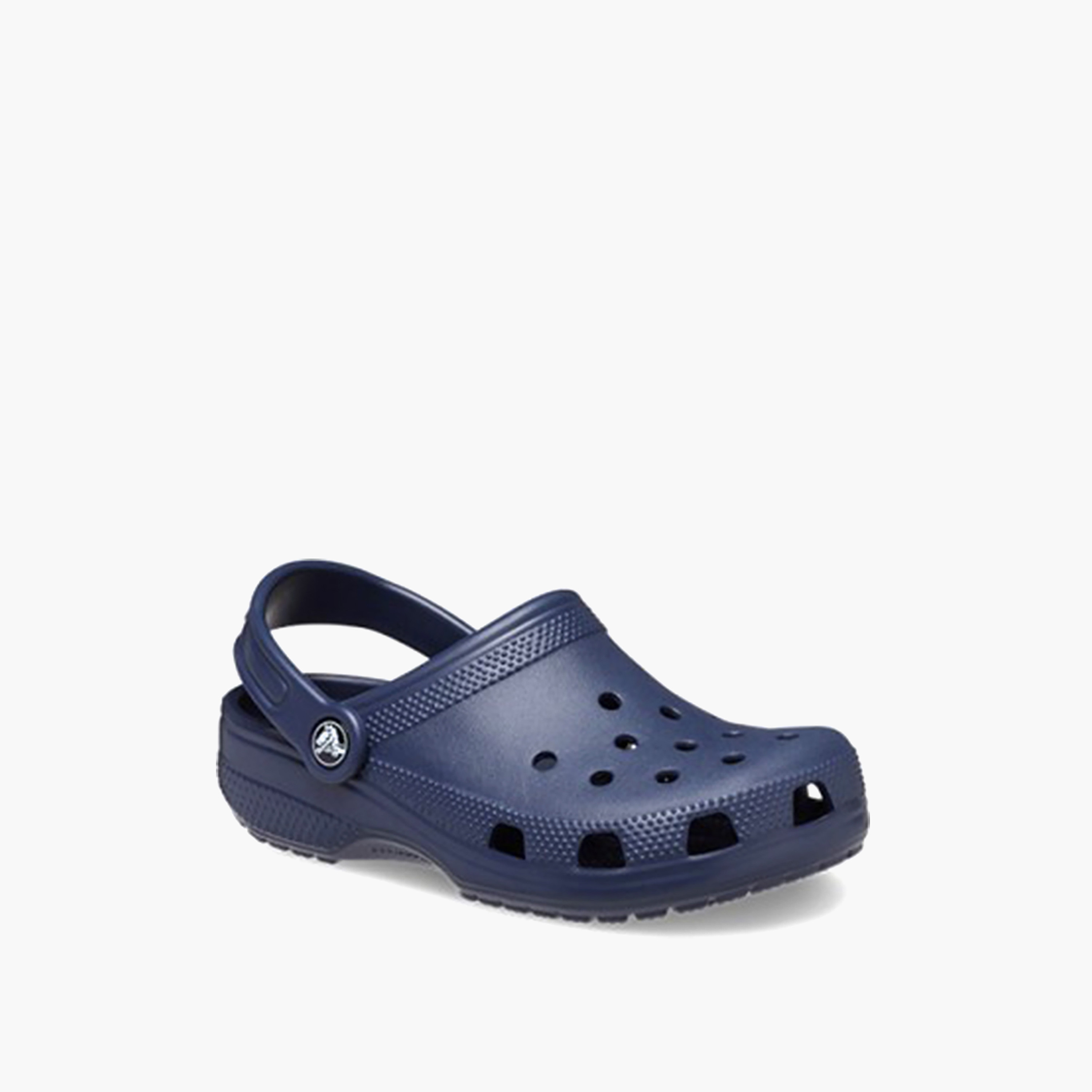 Crocs Kids Navy Blue Round Toe Classic Clogs-boys-shoes-sandals-image-6