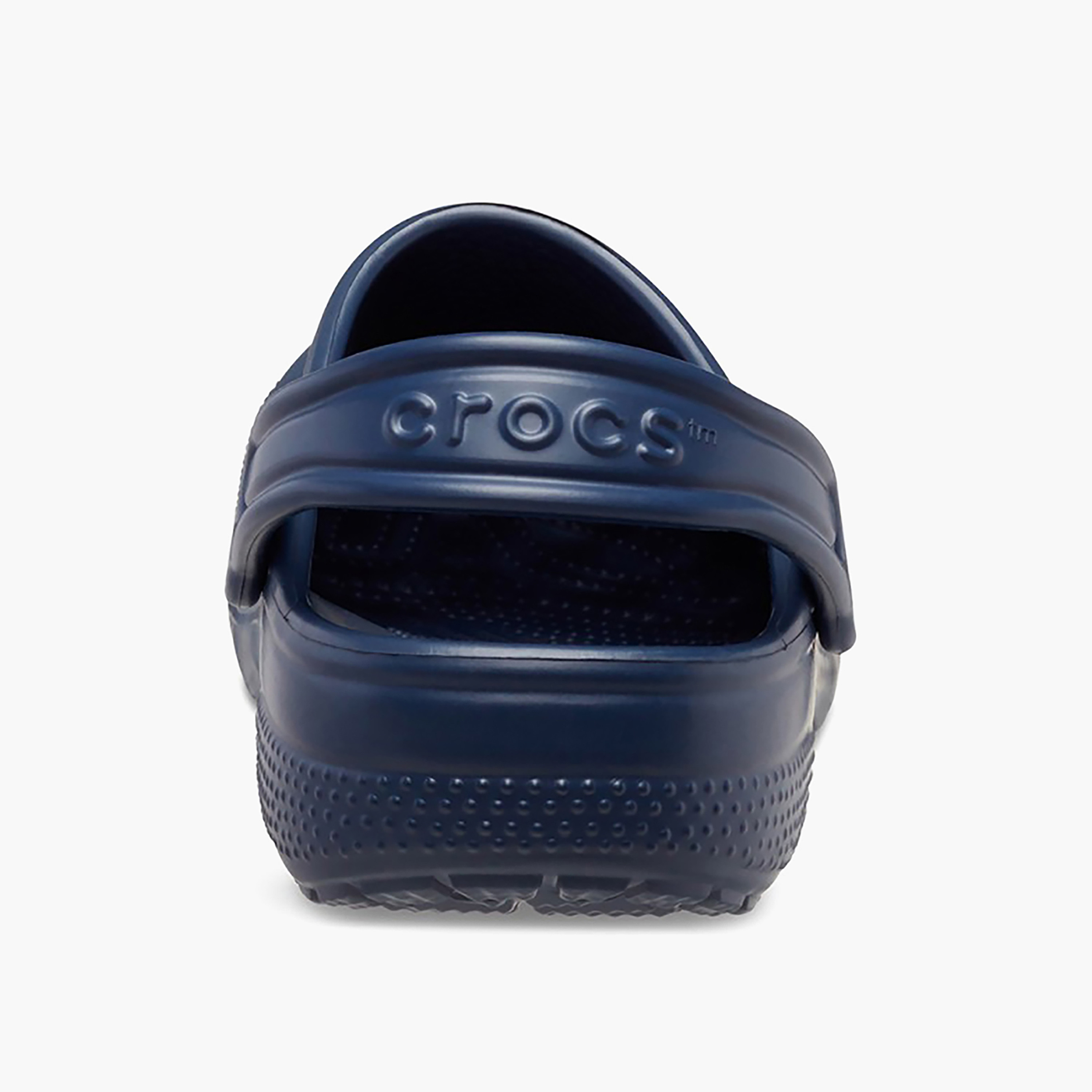 Crocs Kids Navy Blue Round Toe Classic Clogs-boys-shoes-sandals-image-7
