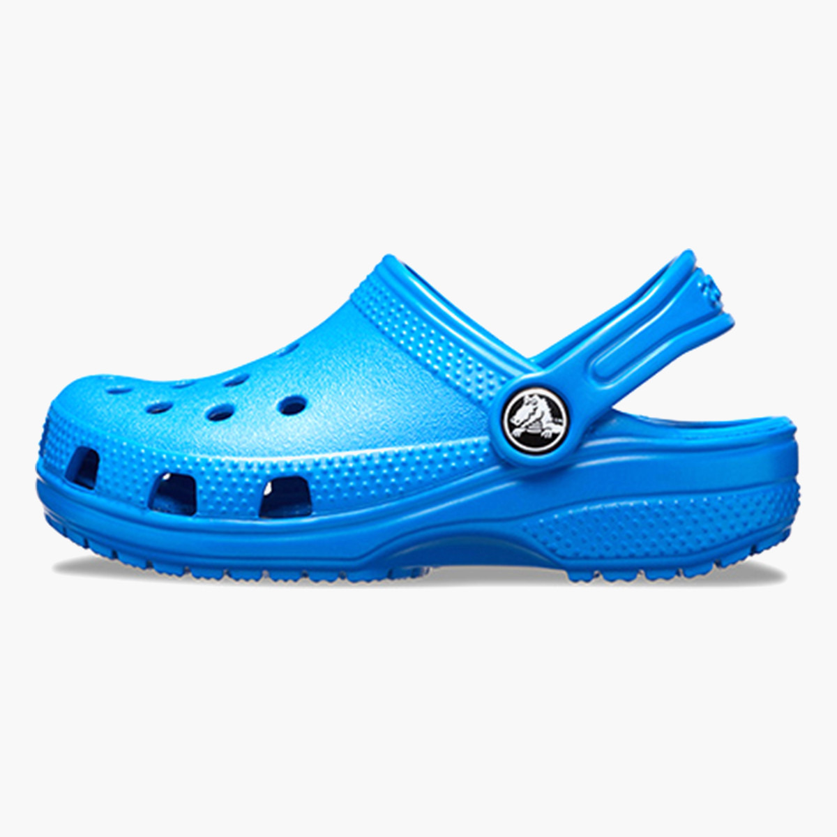 Crocs Kids Blue Round Toe Classic Clogs-boys-shoes-sandals-image-2