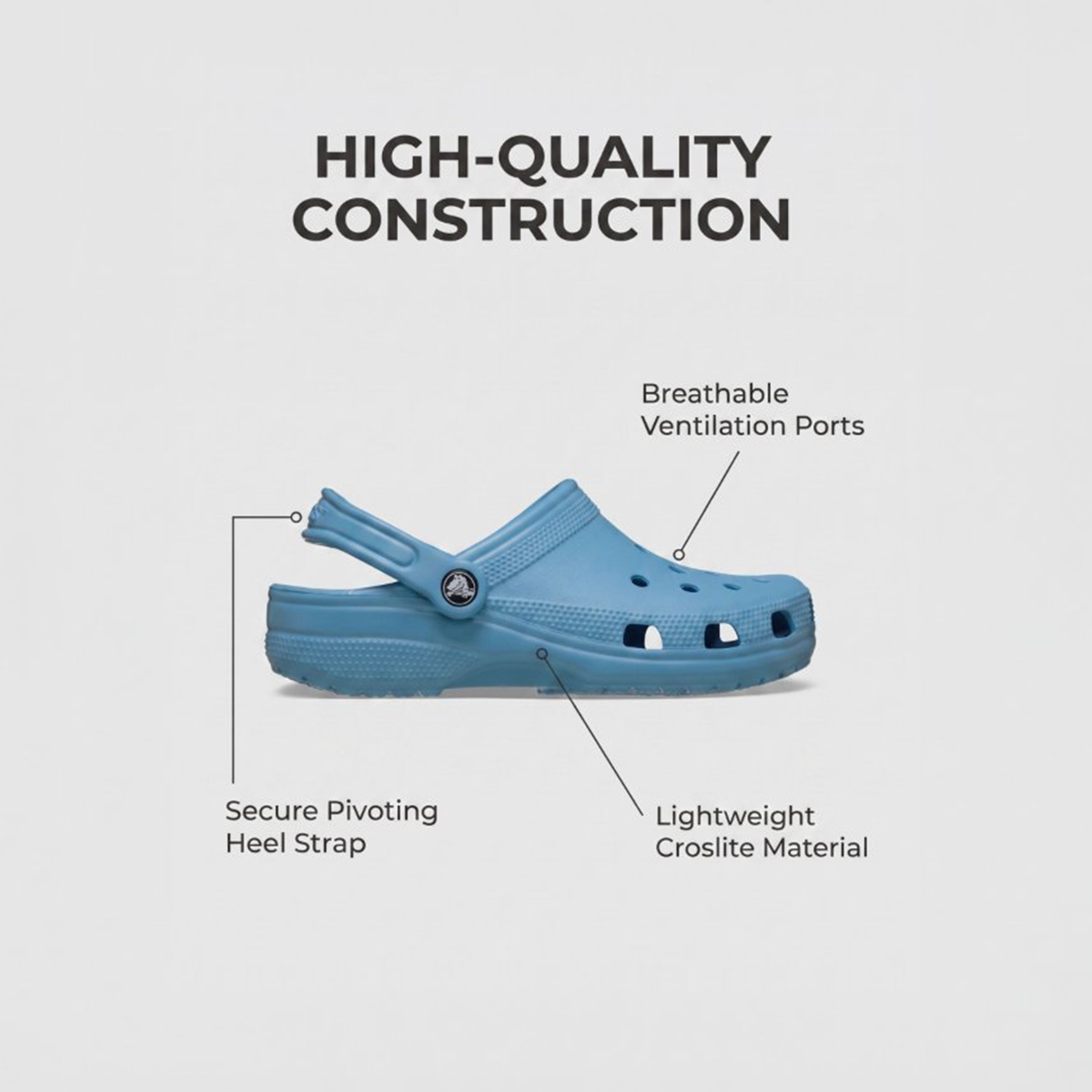Crocs Boy's Back Strap Classic Clogs | 206991-5DU-boys-shoes-flipflopsandslides-image-7