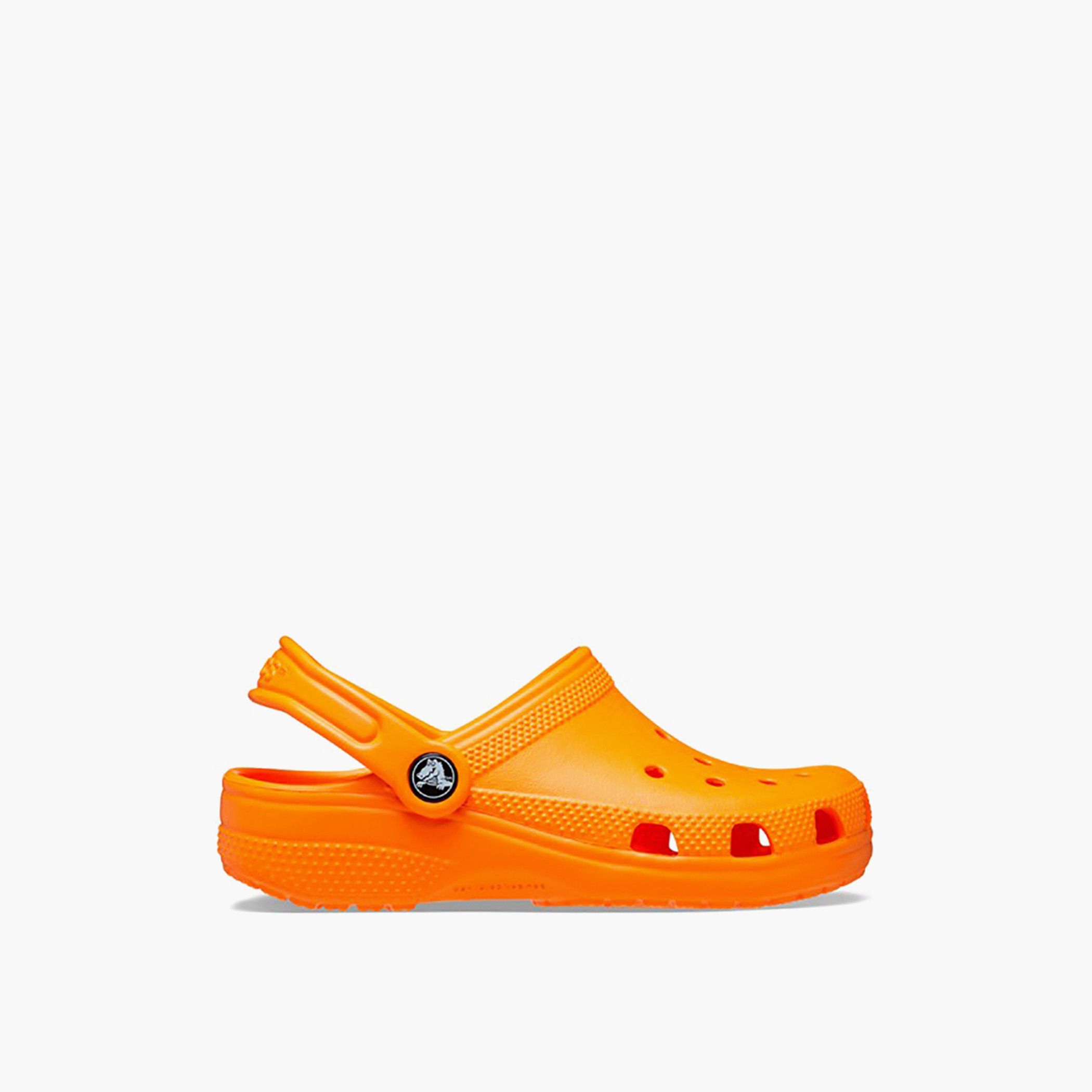 Crocs Kids Orange Round Toe Classic Clogs-boys-shoes-sandals-image-2