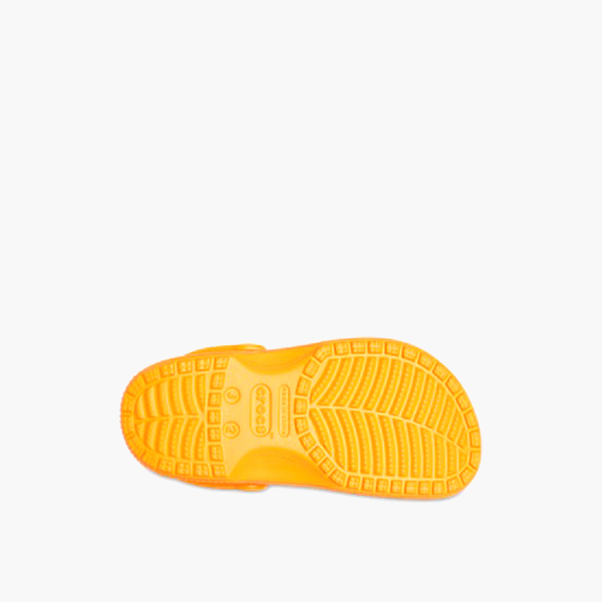 Crocs Kids Orange Round Toe Classic Clogs-boys-shoes-sandals-image-4
