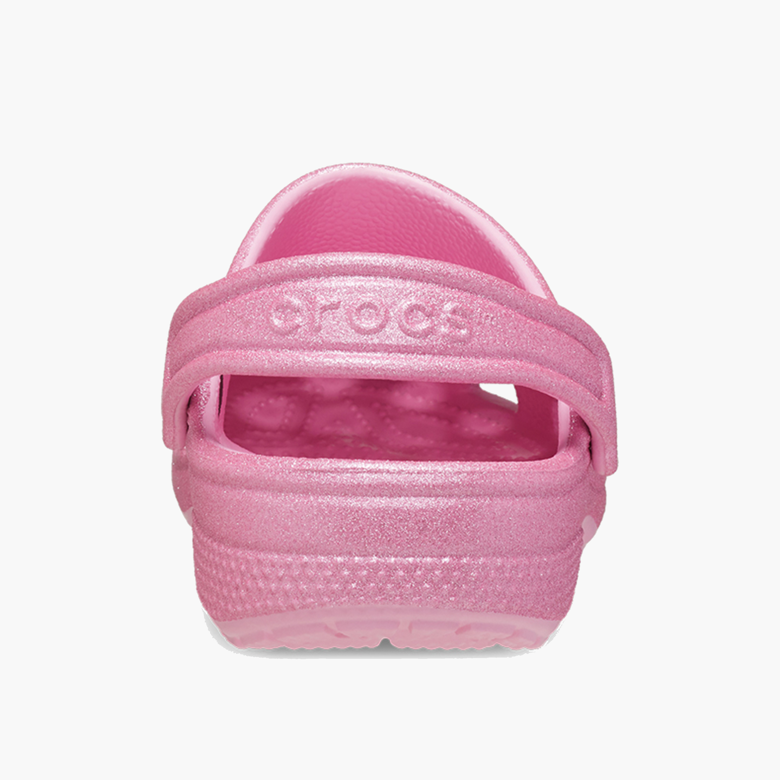 Crocs Girl's Slip On Classic Glitter K Clogs | 206993-6XE-girls-shoes-sandals-image-4