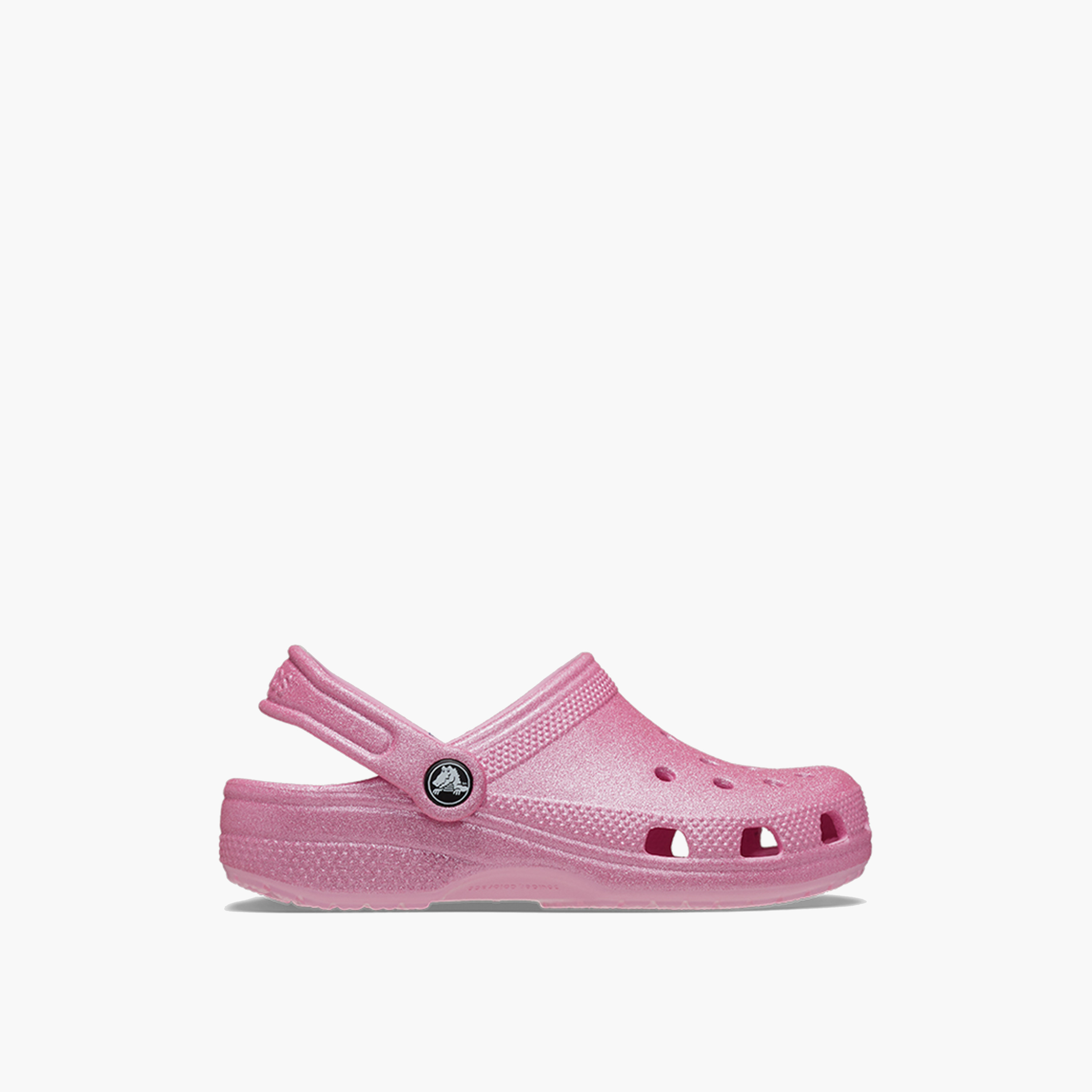 Crocs Girl's Slip On Classic Glitter K Clogs | 206993-6XE-girls-shoes-sandals-image-5