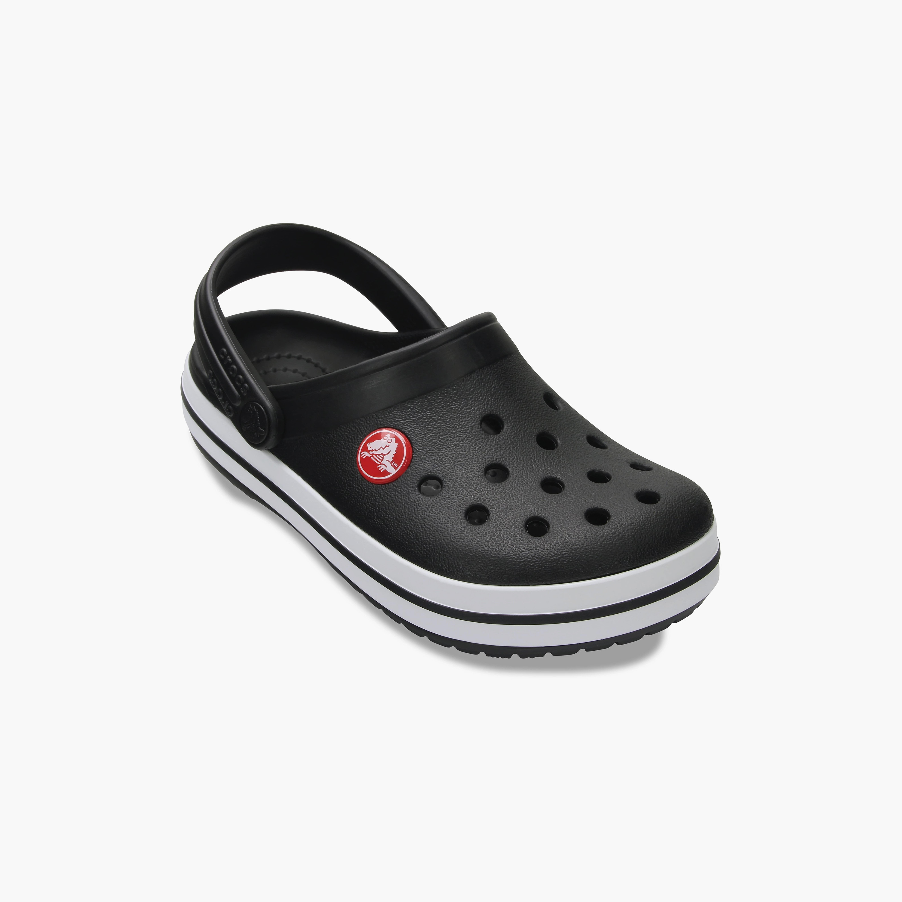 Crocs Toddlers Crocband Cut Out Detail Clogs with Back Strap | 207005-001-women-shoes-sandals-flats-image-2
