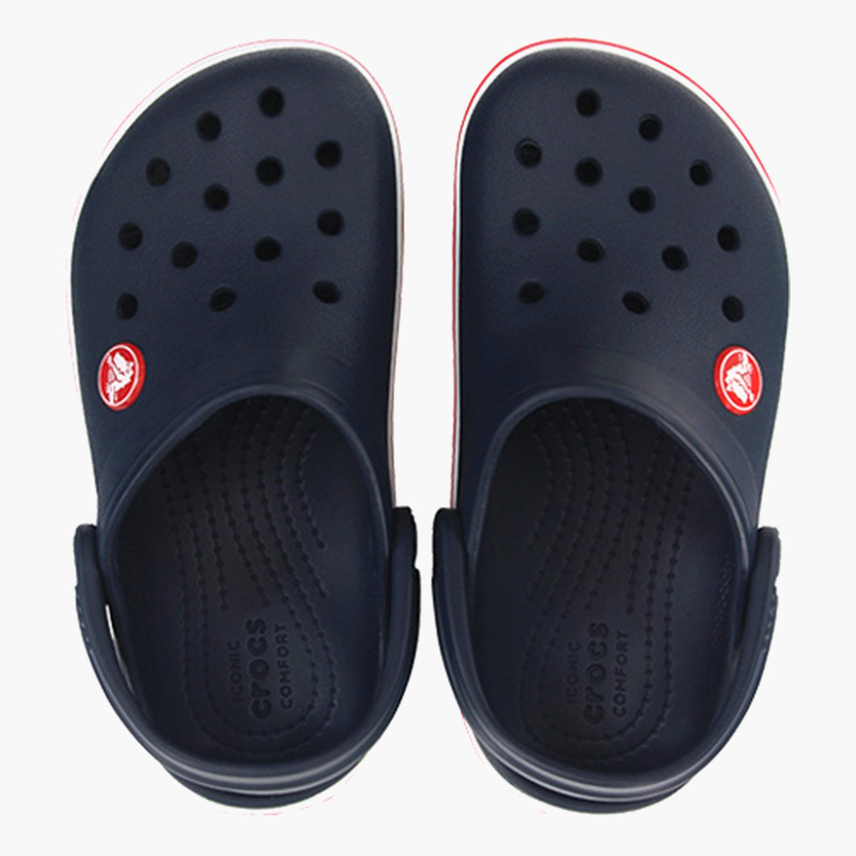 قباقيب كروكس كركبند أزرق كحلي بمقدمة دائرية دائري للأطفال-baby-boys-shoes-sandals-image-4