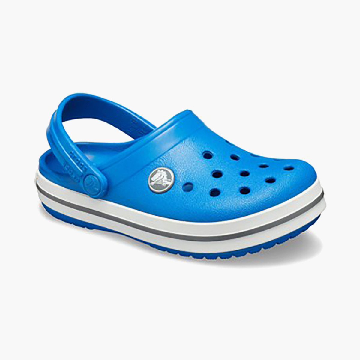 Crocs Toddler Blue Round Toe Cut Out Detail Crocband Clogs-baby-boys-shoes-sandals-image-2