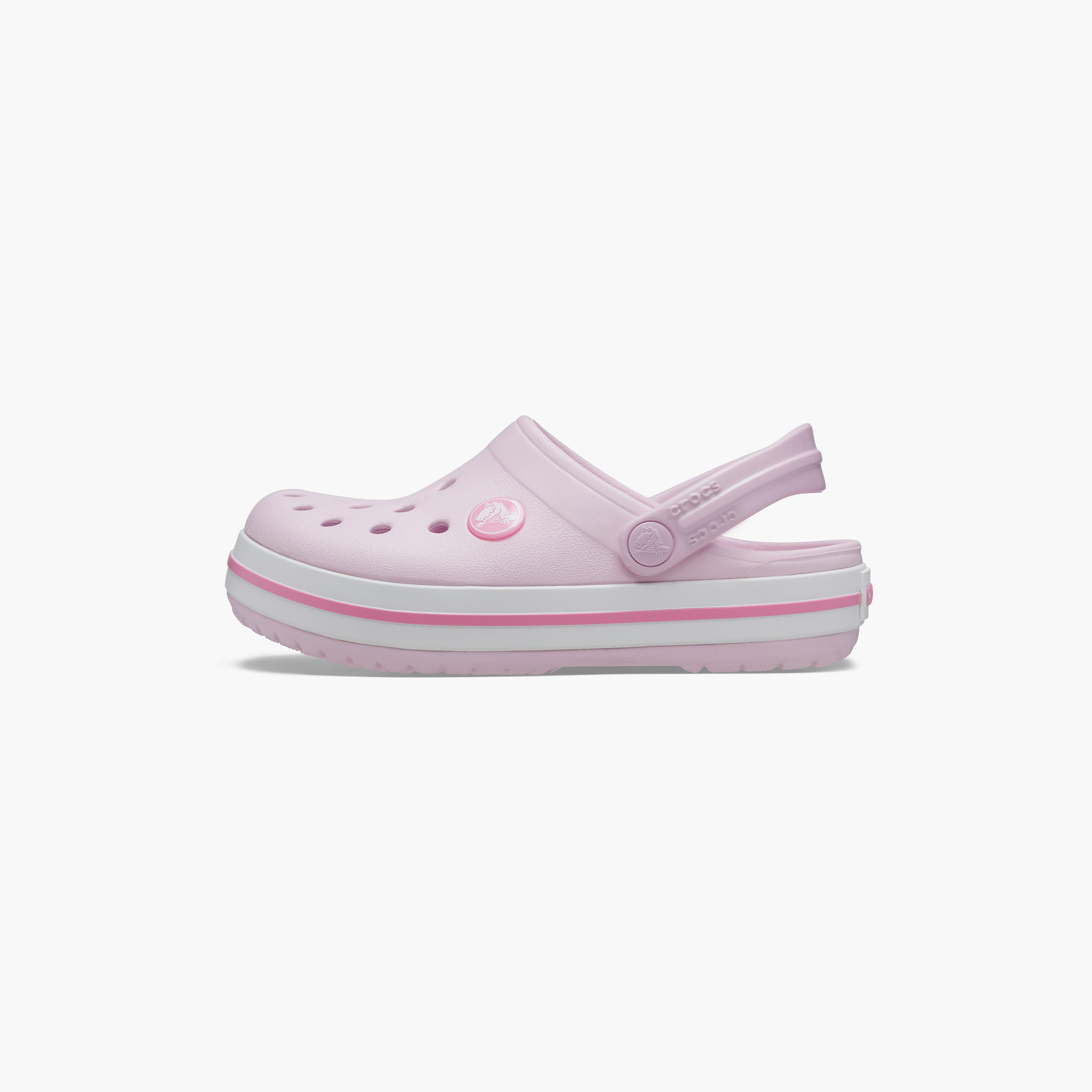 207005-001 | قبقاب كروكبيند من كروكس للأطفال مزين بفتحات مع حزام خلفي-women-shoes-sandals-flats-image-10