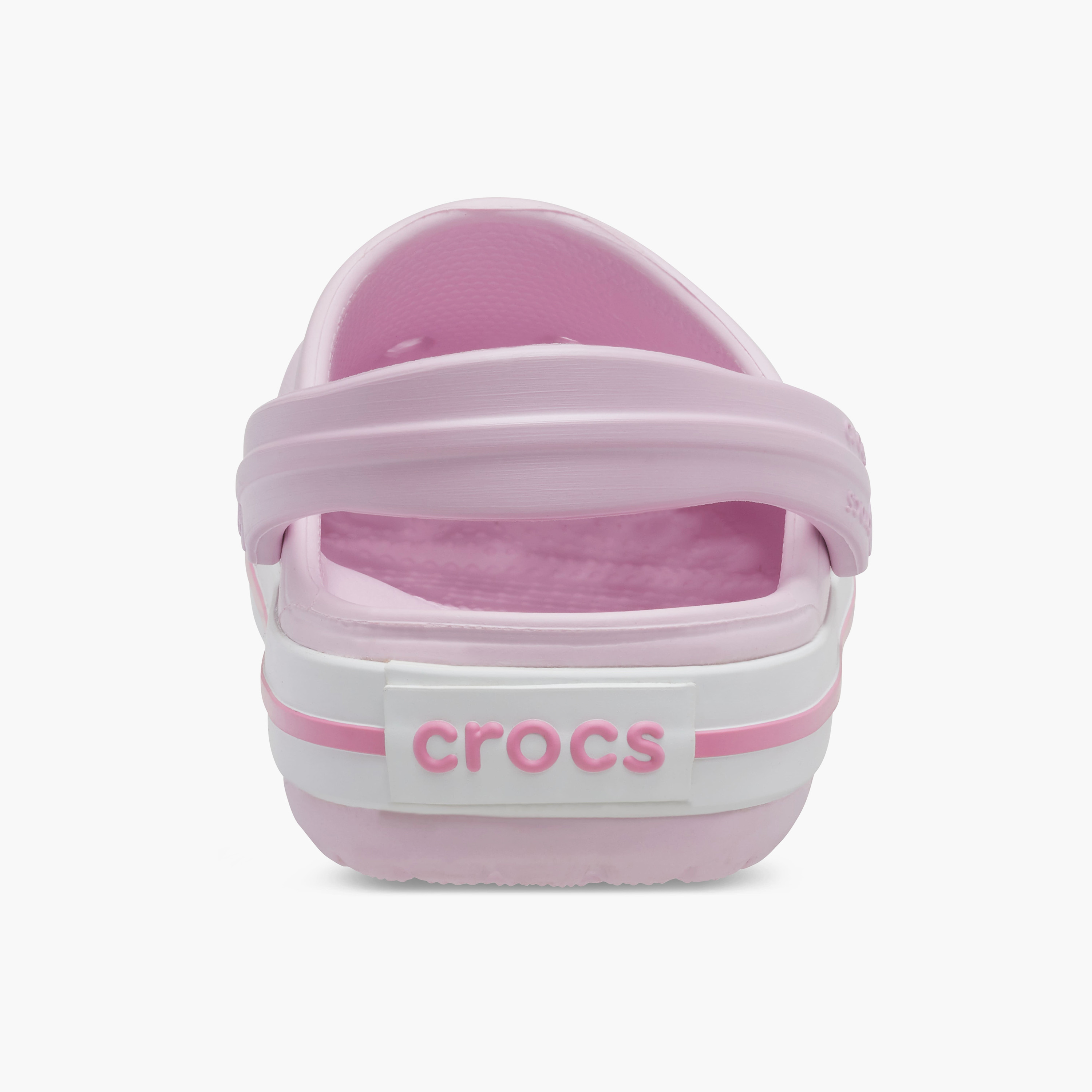  207005-001 | قبقاب كروكبيند من كروكس للأطفال مزين بفتحات مع حزام خلفي-women-shoes-sandals-flats-image-12
