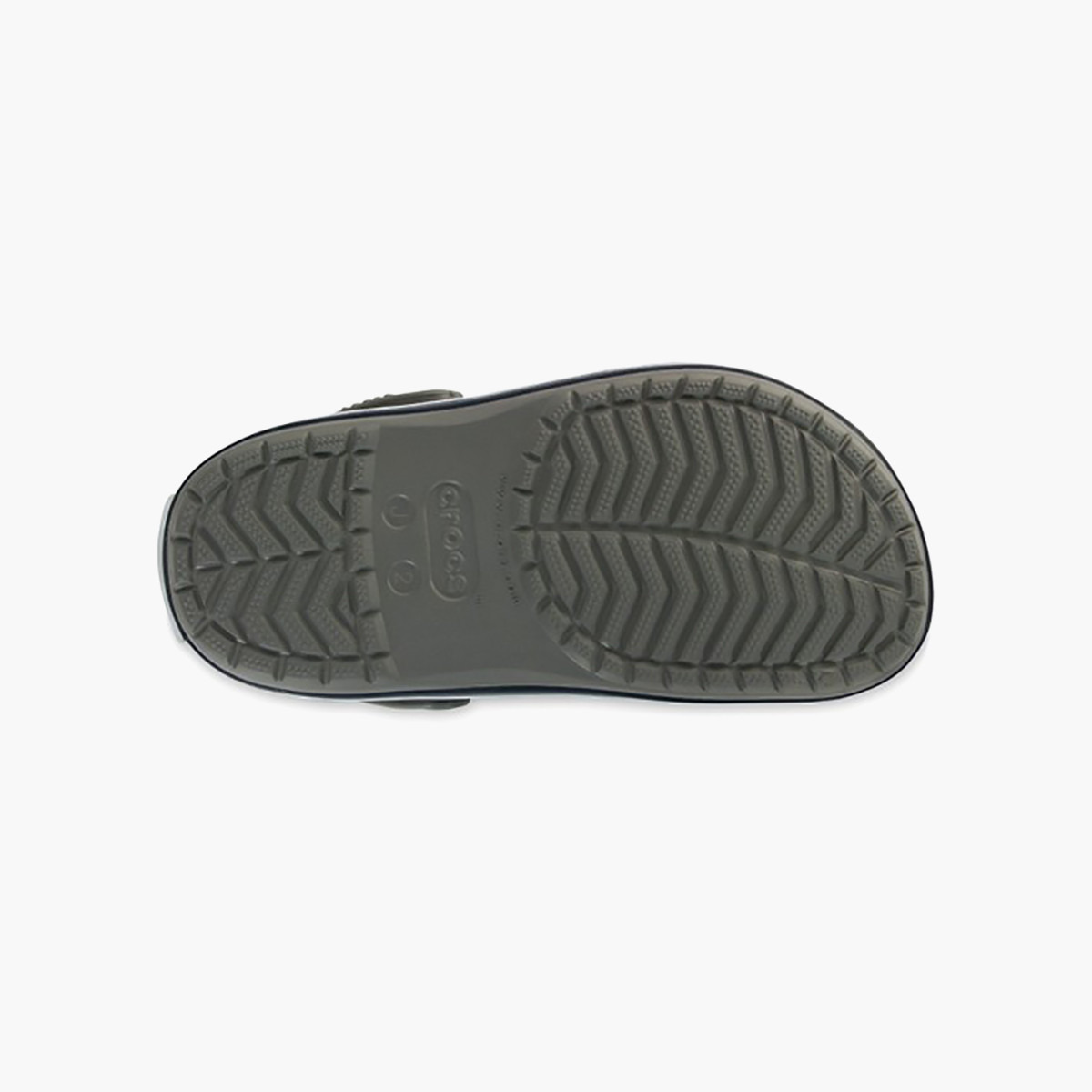 Crocs Kids Grey Round Toe Crocband Clogs-girls-shoes-sandals-image-5