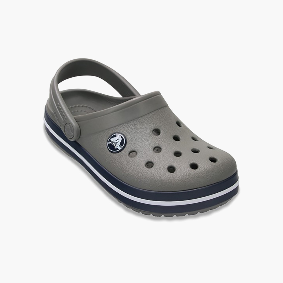 قباقيب كروكس كركبند رمادي بمقدمة دائرية للأطفال-girls-shoes-sandals-image-6