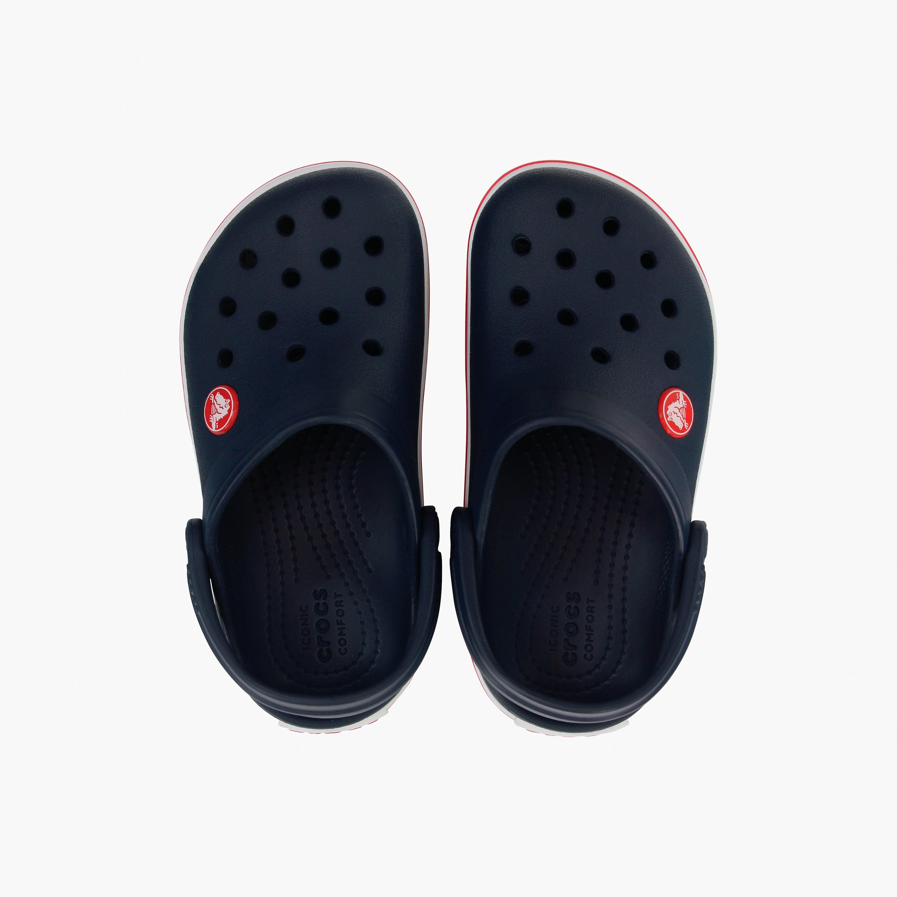 Crocs Kids Navy Blue Round Toe Crocband Clogs-boys-shoes-sandals-image-2