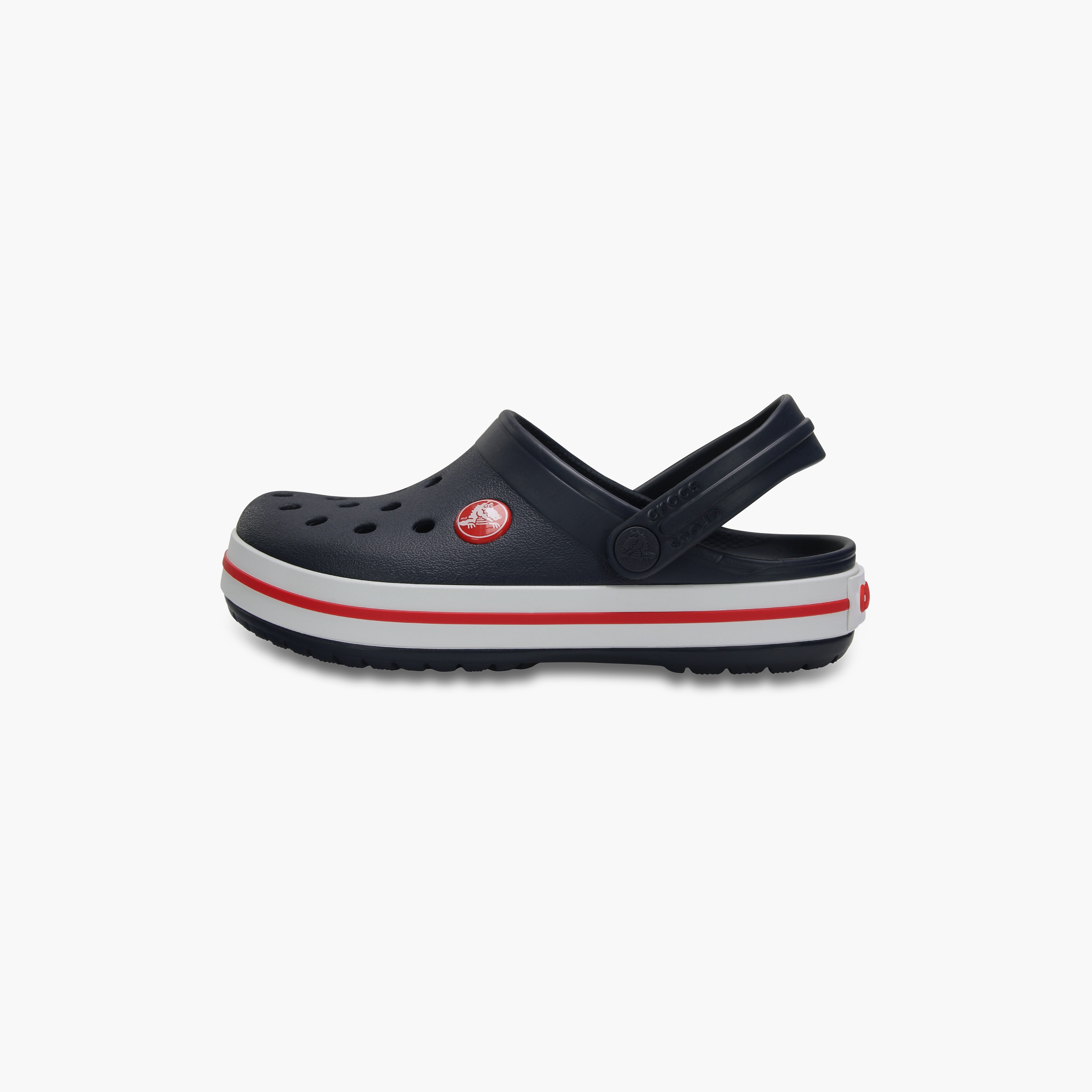 Crocs Kids Navy Blue Round Toe Crocband Clogs-boys-shoes-sandals-image-6