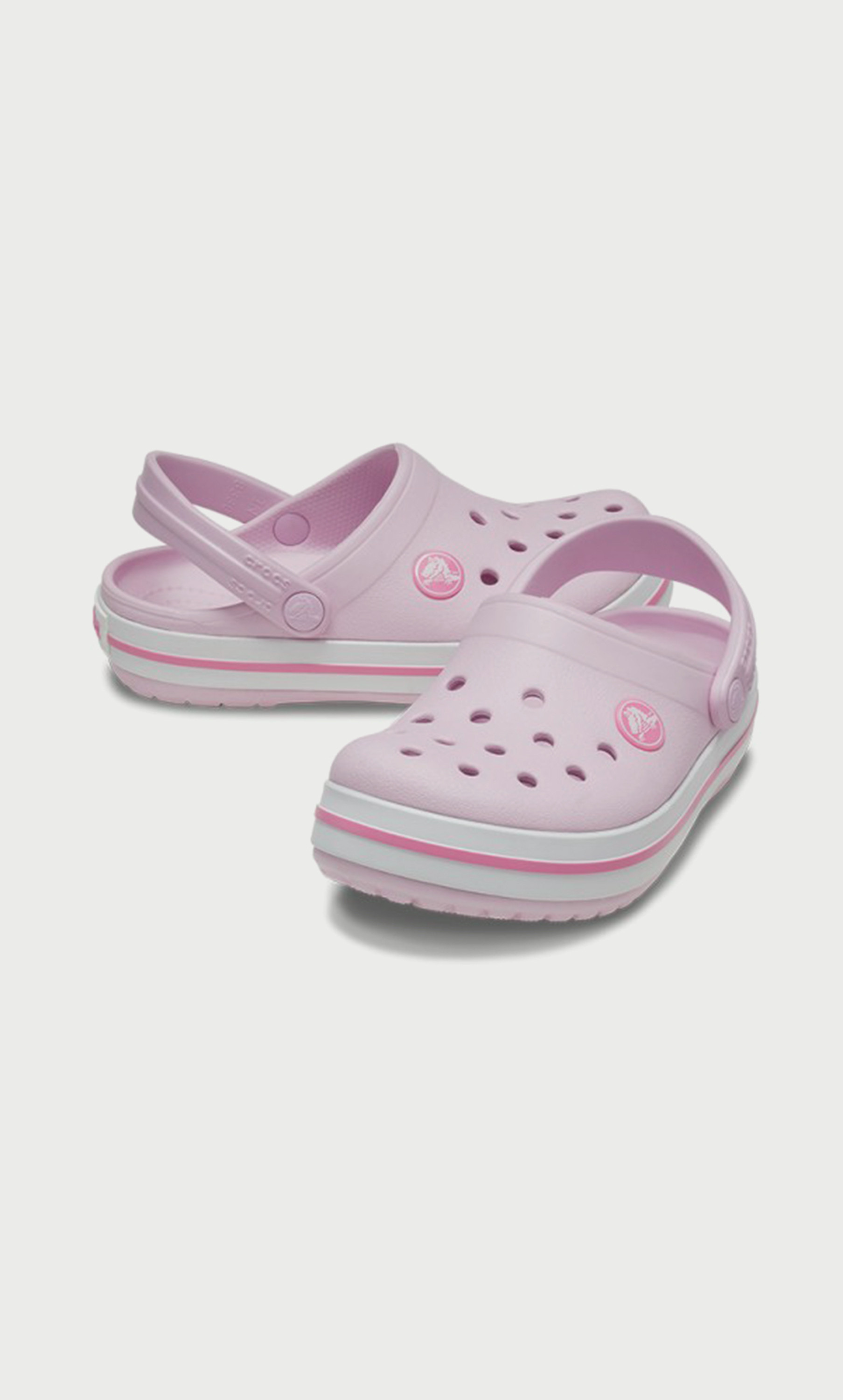 Crocs Kids Sling Back Clogs with Cut Out Detail 207006-6GD-girls-shoes-sandals-image-1