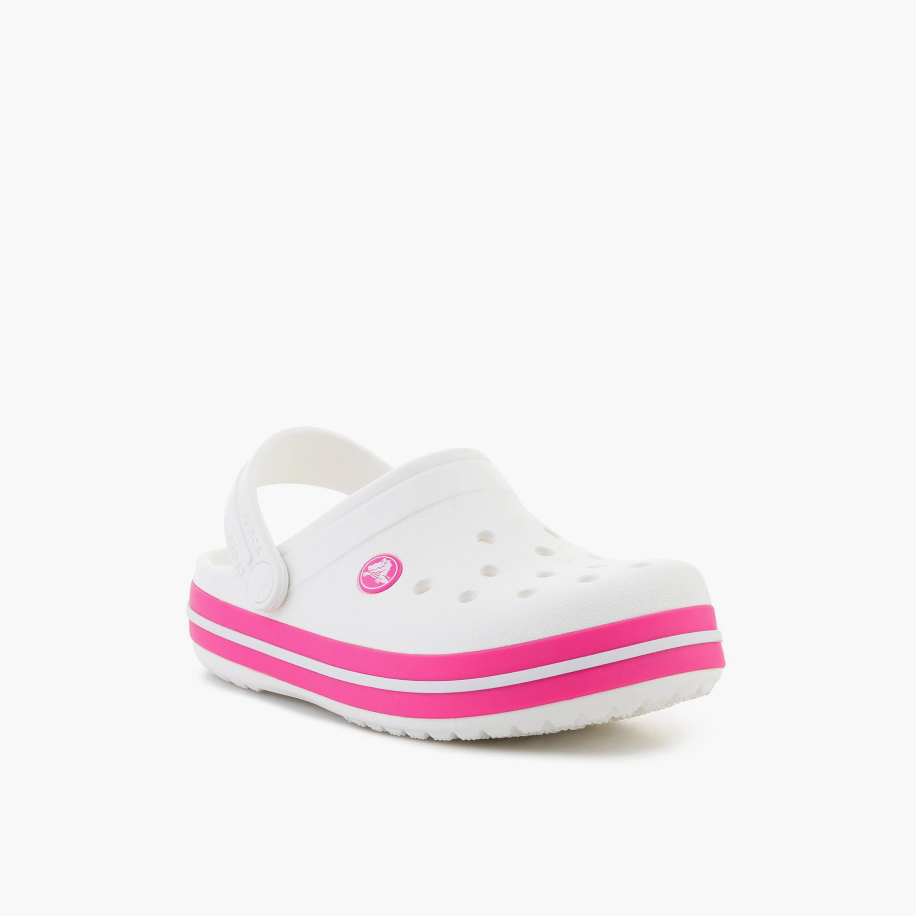 Crocs Girl's Back Strap Crocband Clogs | 207006-6WU-girls-shoes-flipflopsandslides-image-3