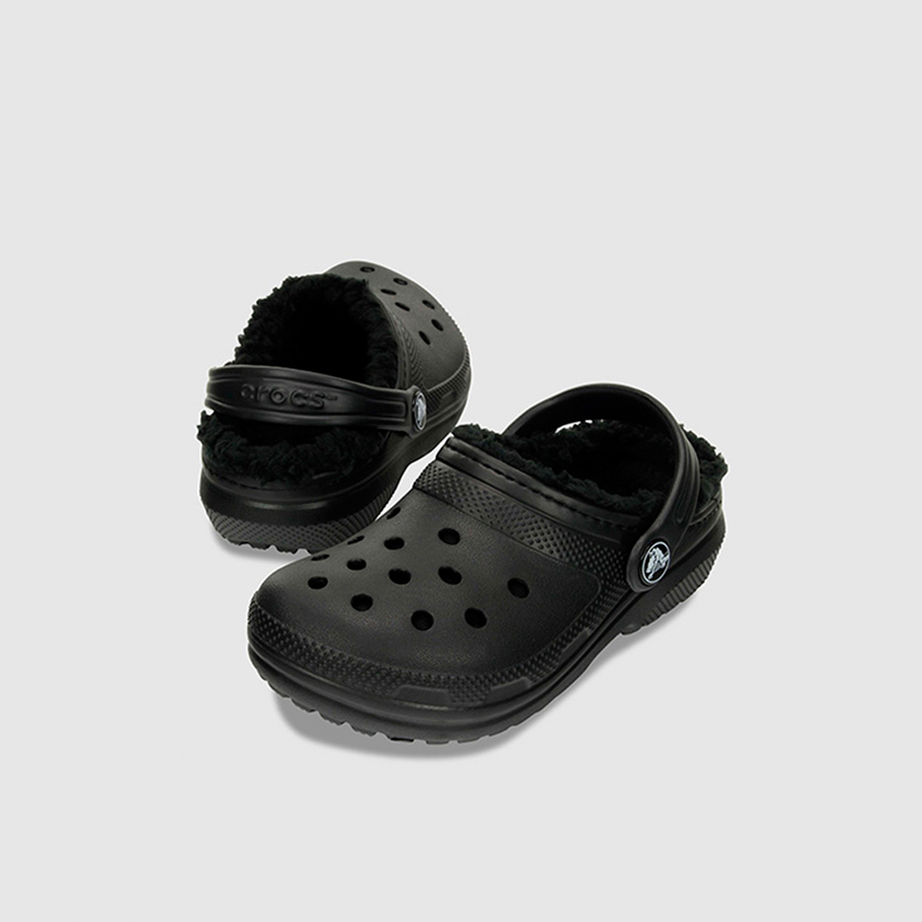 Crocs Kids Slip-On Classic Lined Clogs | 207009-060-boys-shoes-flipflopsandslides-image-1