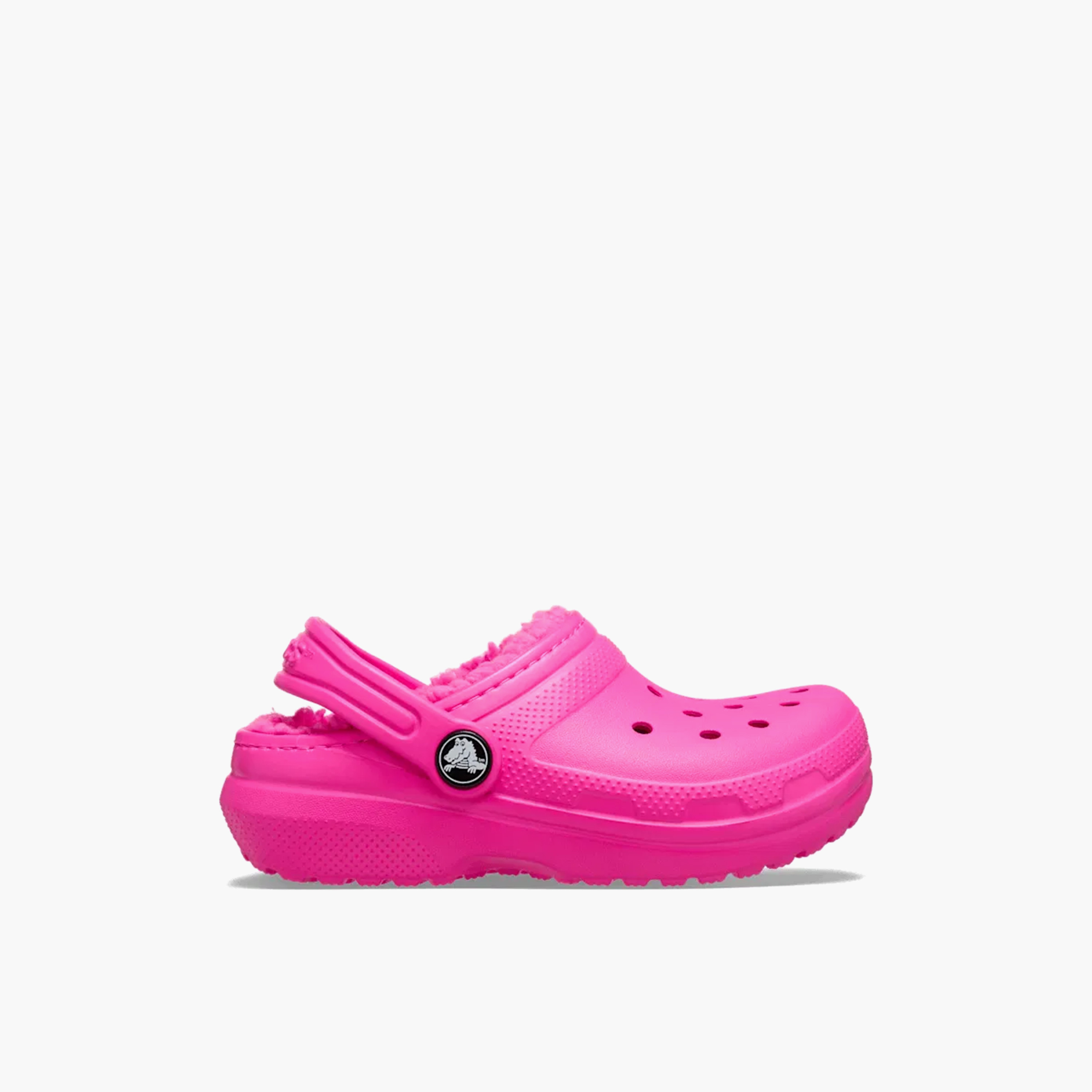 Crocs Girl's Back Strap Classic Lined Clogs | 207009-6XR-girls-shoes-flipflopsandslides-image-5