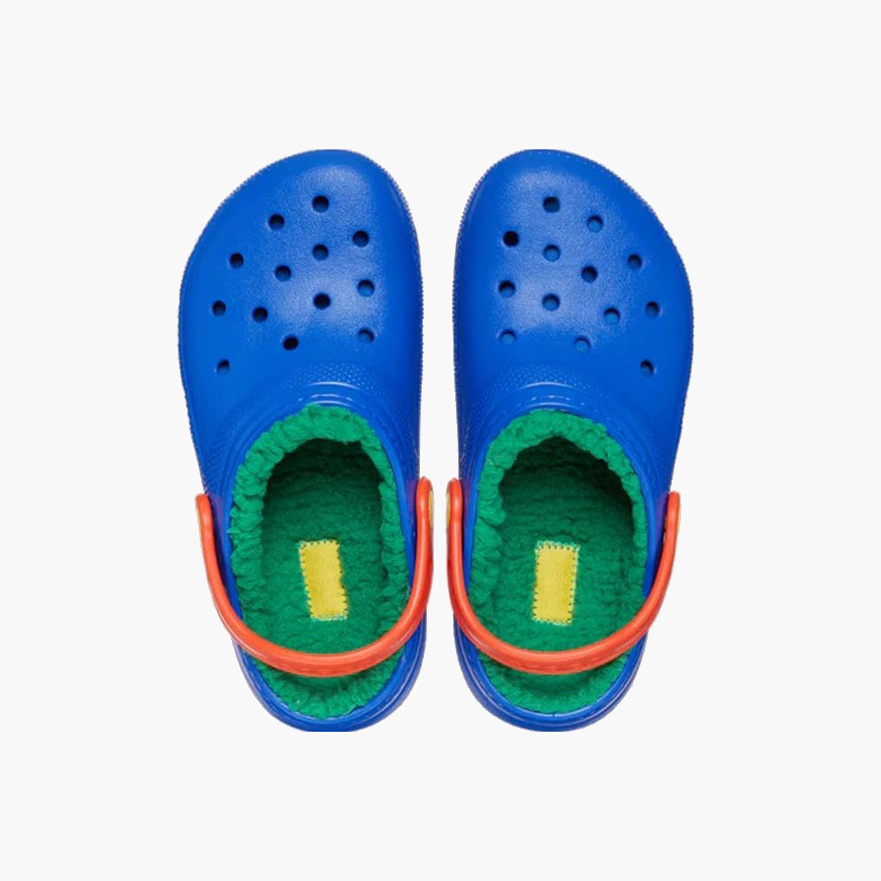 Crocs Kids Unisex Slip On Classic Lined K Clogs | 207010-4LB-boys-shoes-sandals-image-2